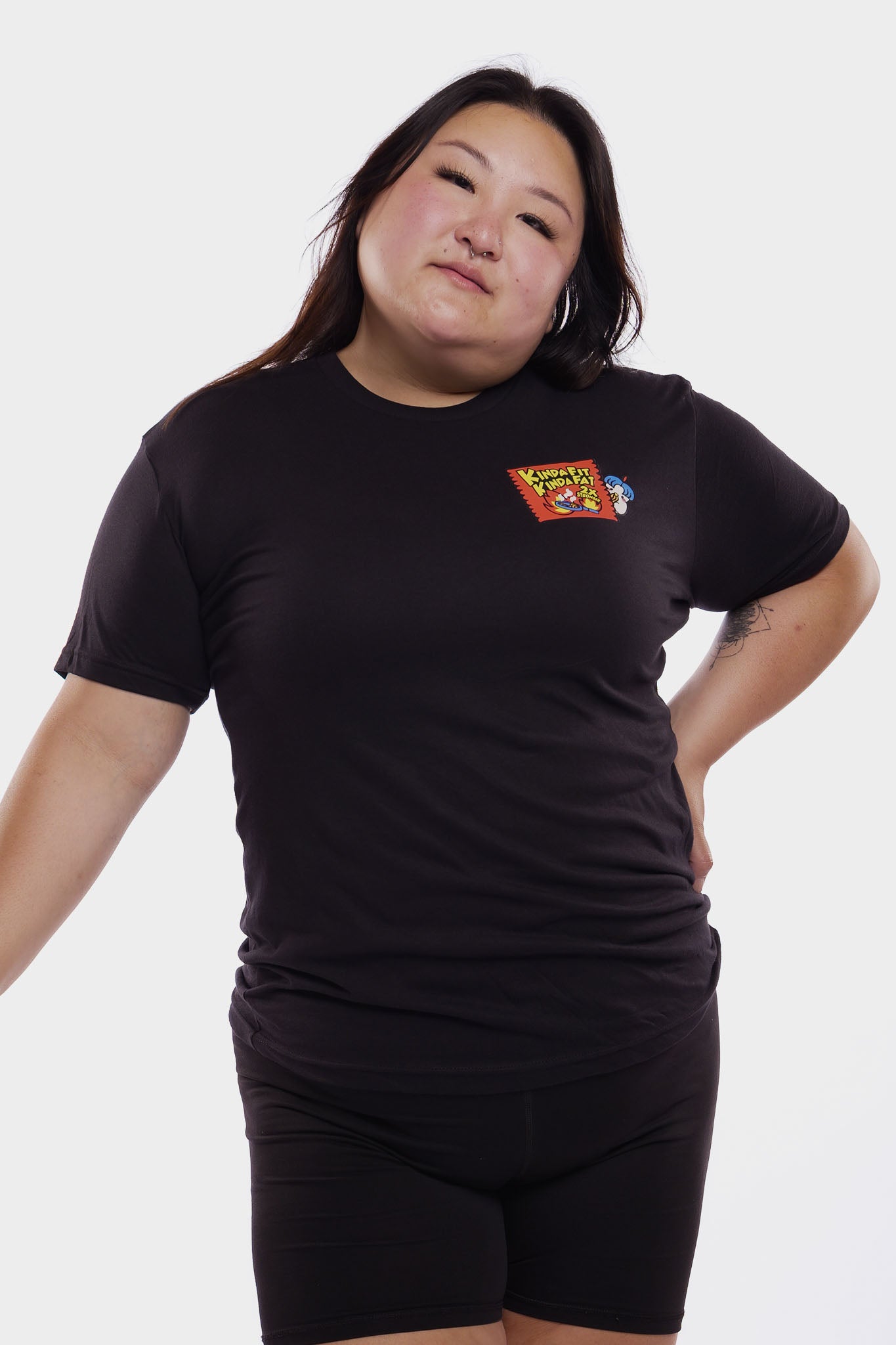 Kinda Fit Kinda Fat Bulkdak Tee (Black)