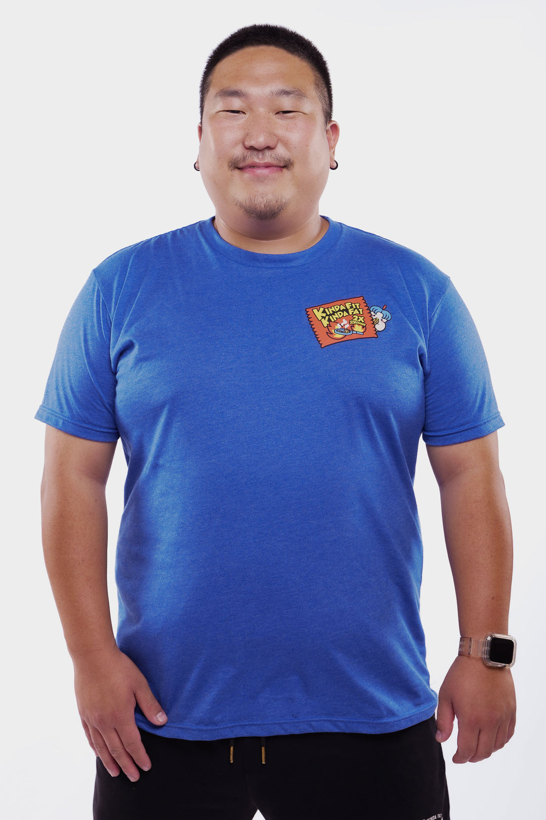 Kinda Fit Kinda Fat Bulkdak Tee (Blue)