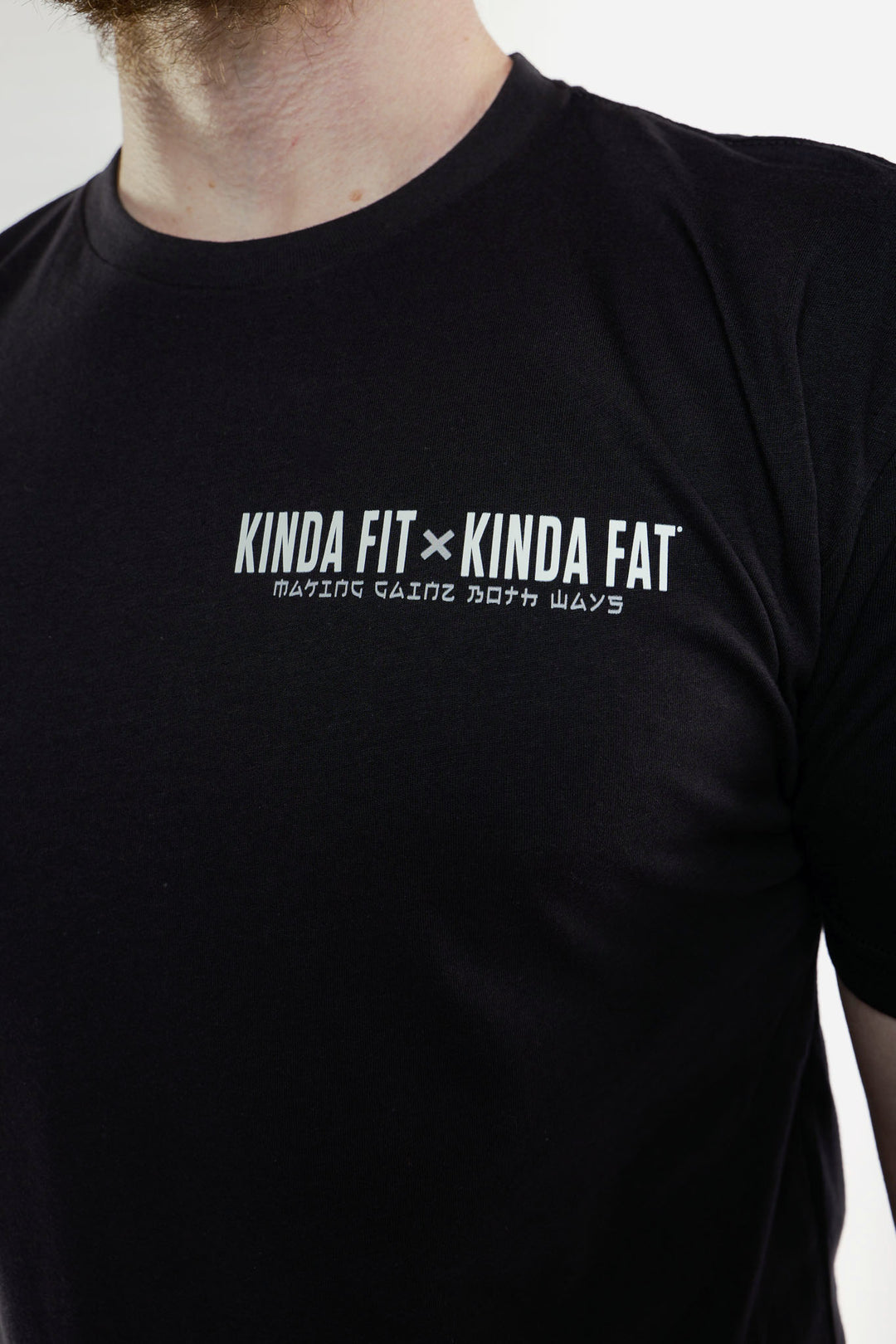 Kinda Fit Kinda Fat Gym x Family Tee (Black)