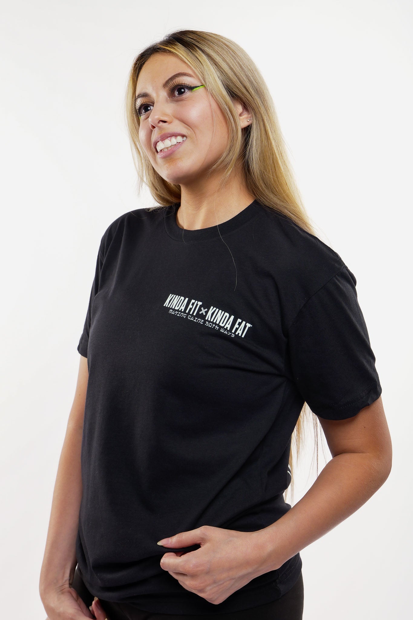 Kinda Fit Kinda Fat Gym x Family Tee (Black)