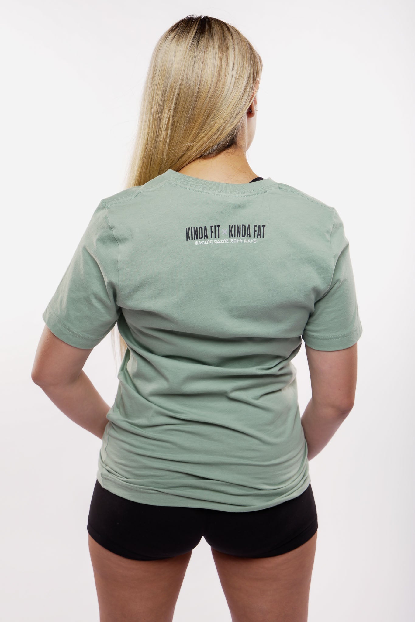 Kinda Fit Kinda Fat Gym x Family Tee (Sage)