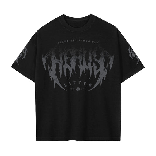 Kinda Fit Kinda Fat Heavy Lifter Premium Oversized Tee