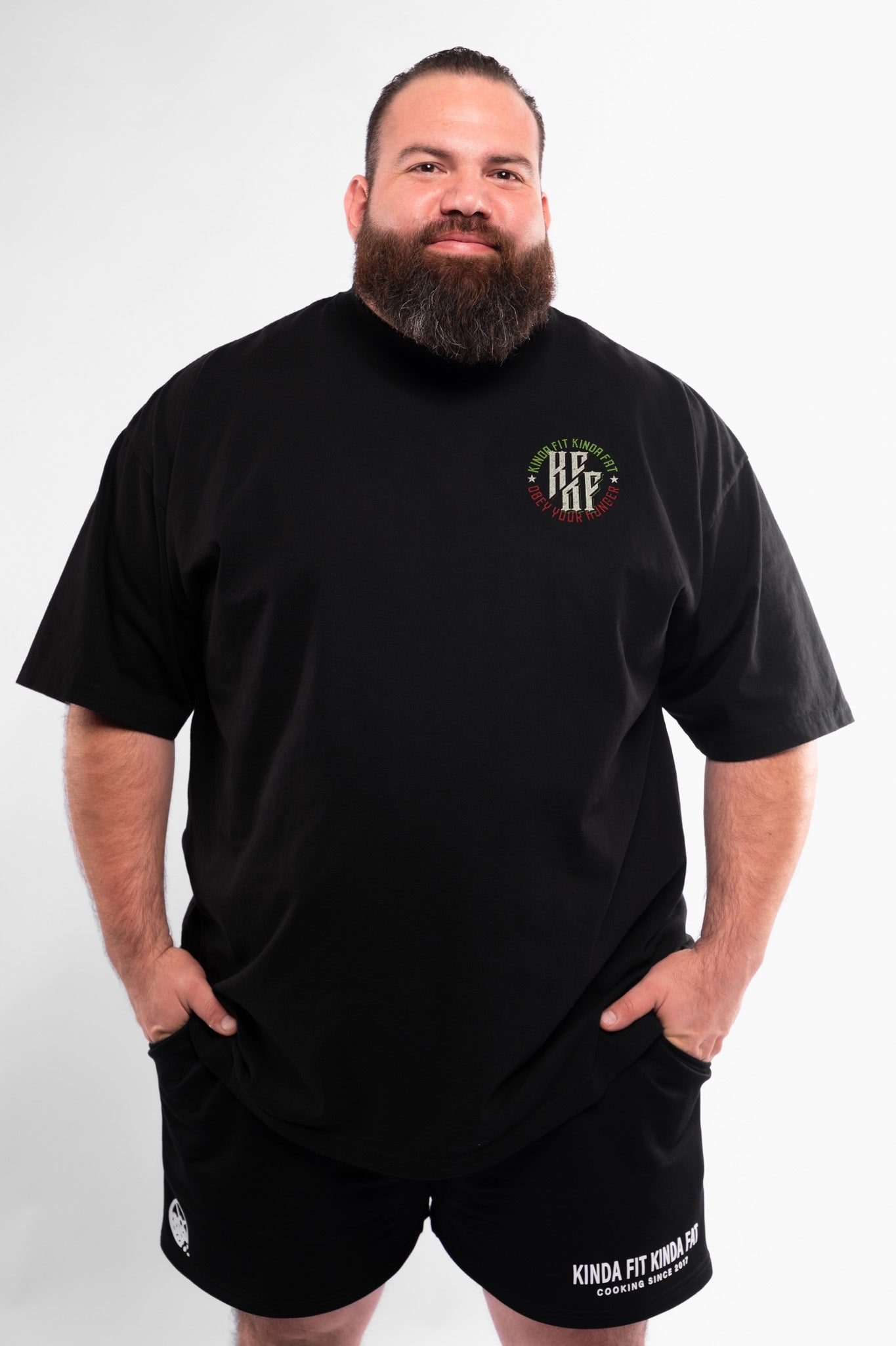 Kinda Fit Kinda Fat Iron Taco Premium Oversized Tee