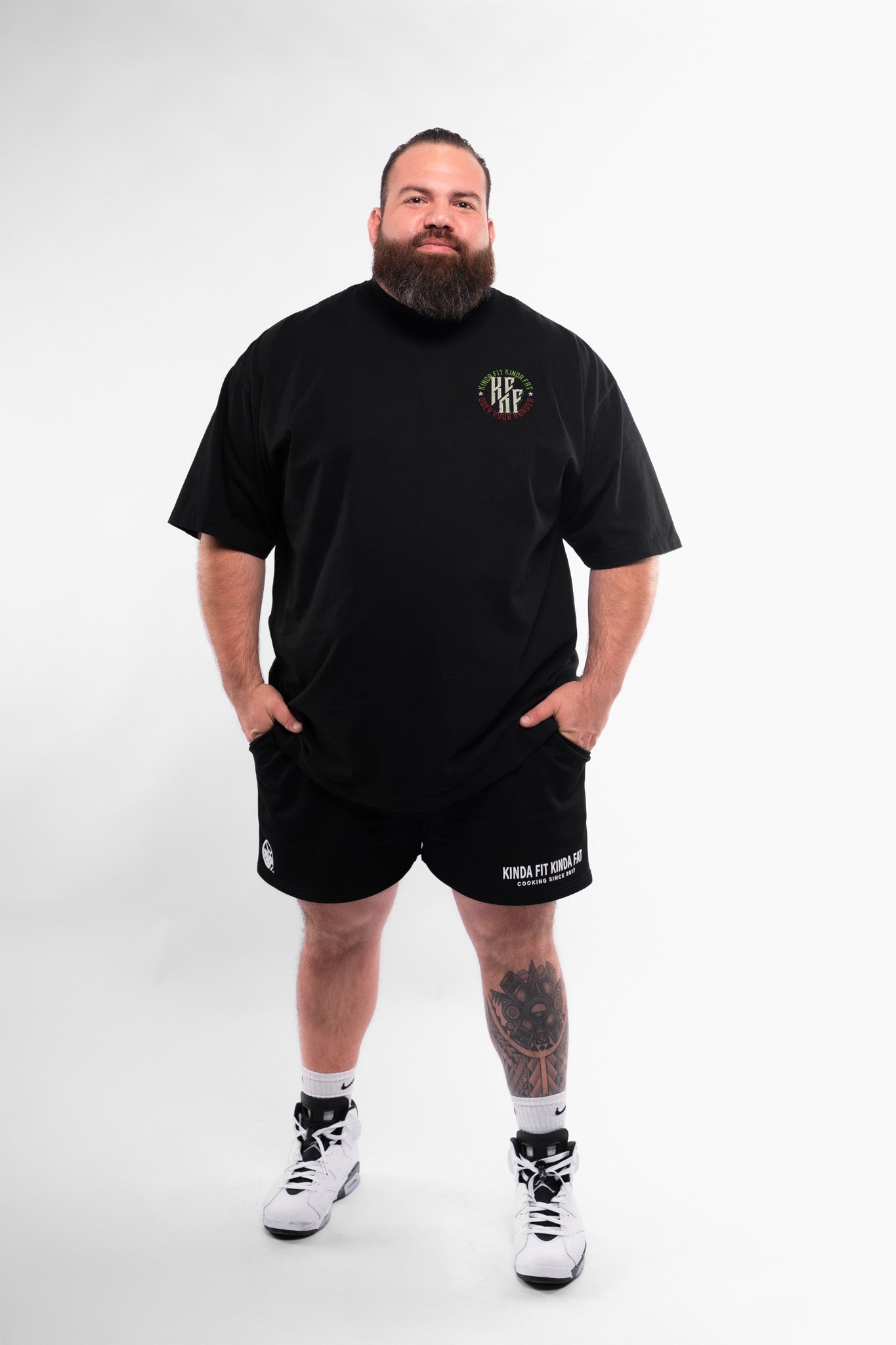 Kinda Fit Kinda Fat Iron Taco Premium Oversized Tee