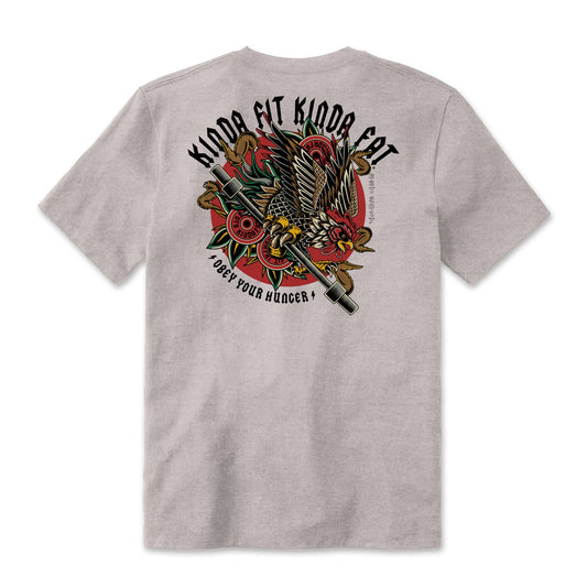Kinda Fit Kinda Fat Iron Wings Tee (Beige)