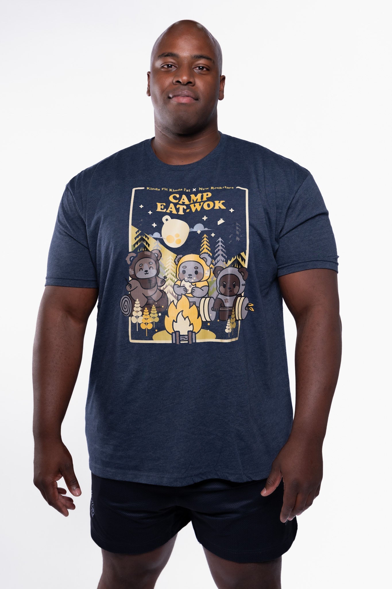 Kinda Fit Kinda Fat KFKF x New Rockstars: Camp Eat-Wok Tee