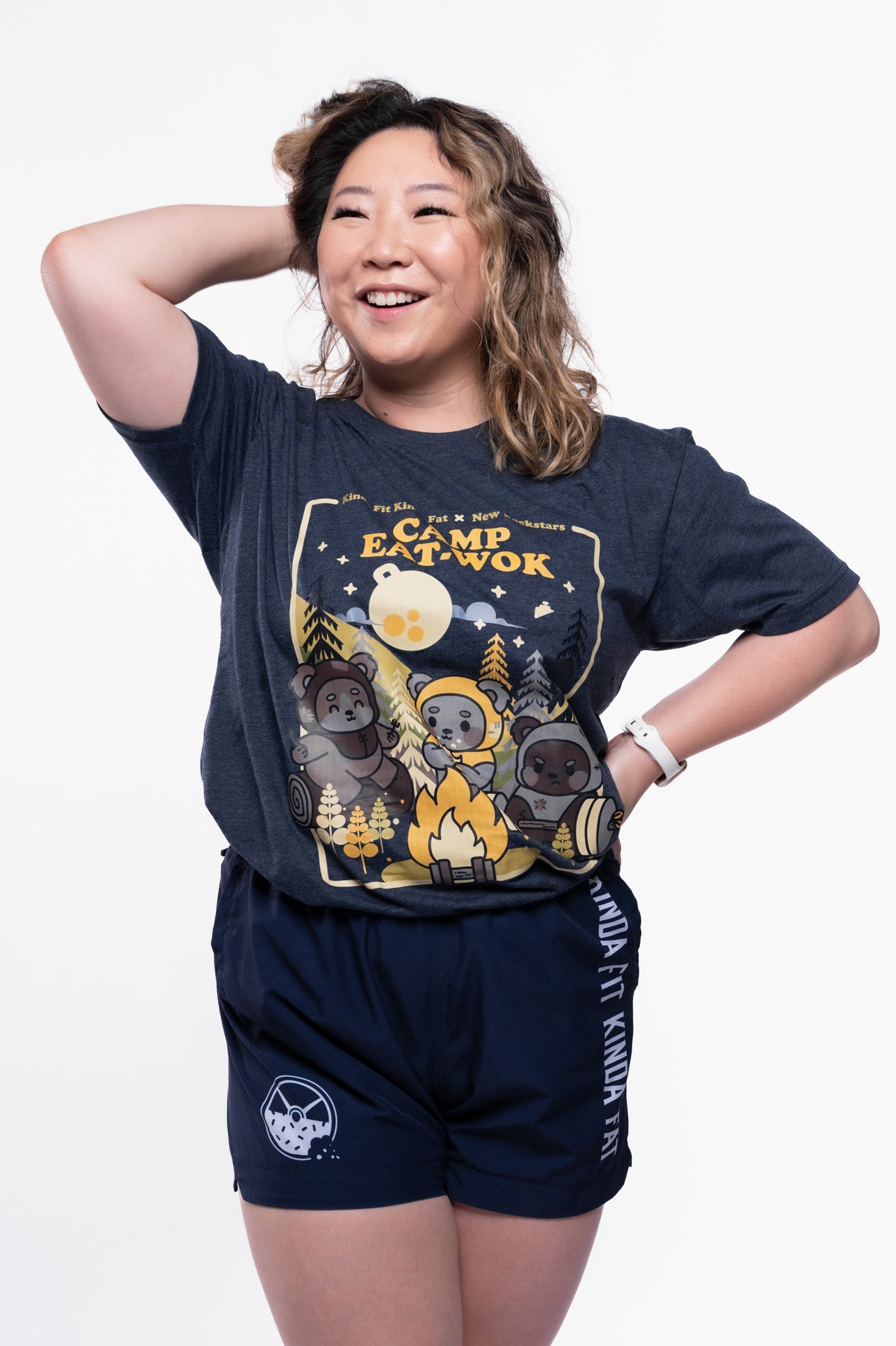 Kinda Fit Kinda Fat KFKF x New Rockstars: Camp Eat-Wok Tee
