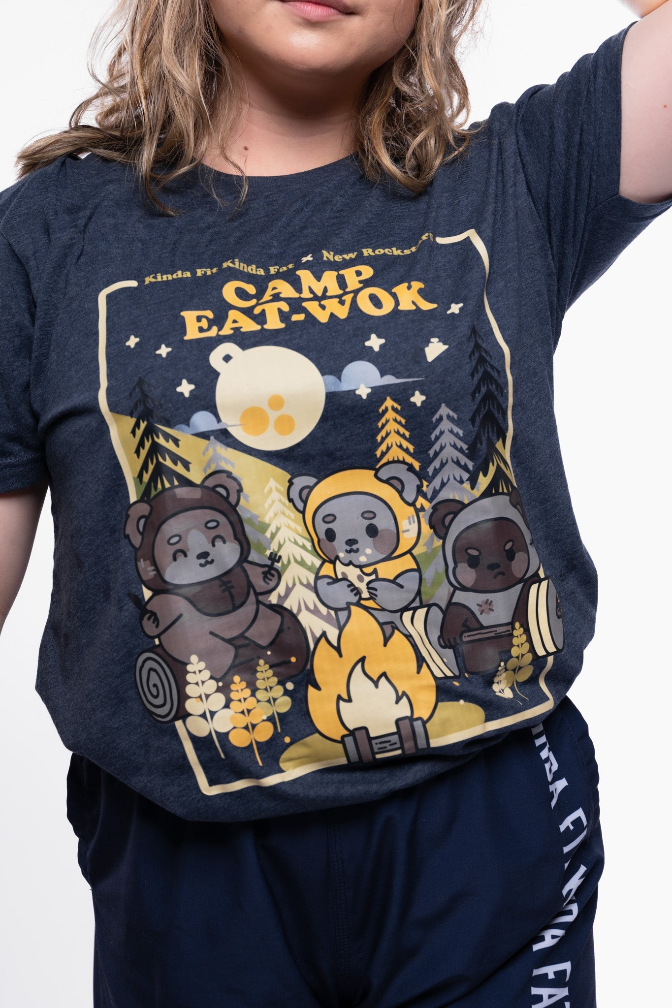 Kinda Fit Kinda Fat KFKF x New Rockstars: Camp Eat-Wok Tee