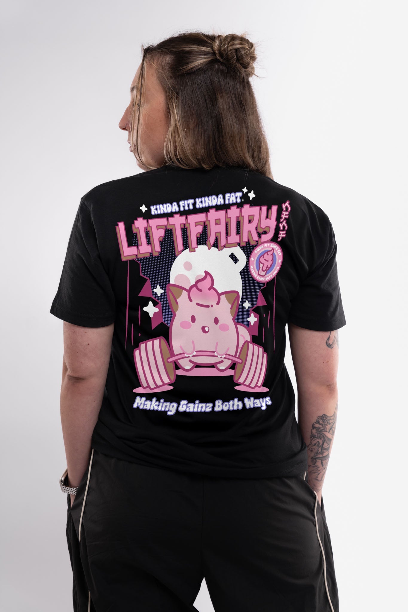 Kinda Fit Kinda Fat Liftfairy Tee