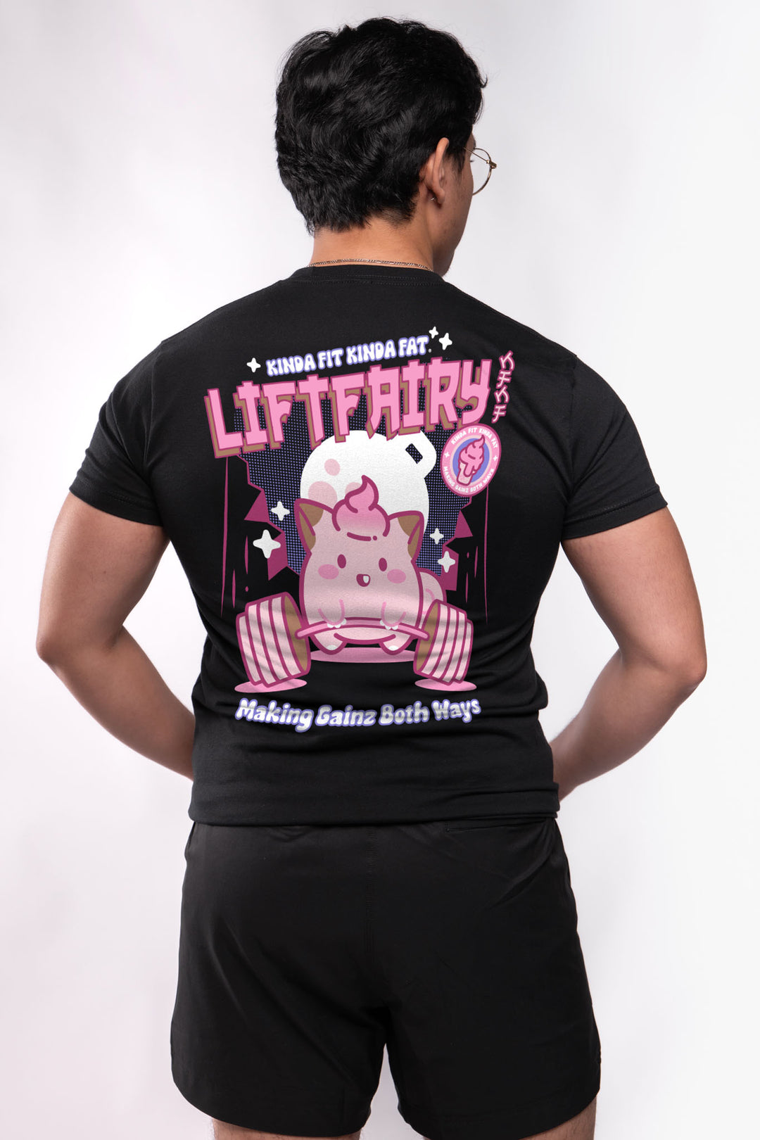 Kinda Fit Kinda Fat Liftfairy Tee