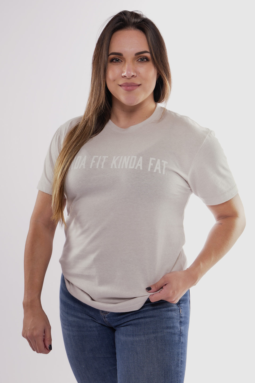 Kinda Fit Kinda Fat Lifting Latte Tee