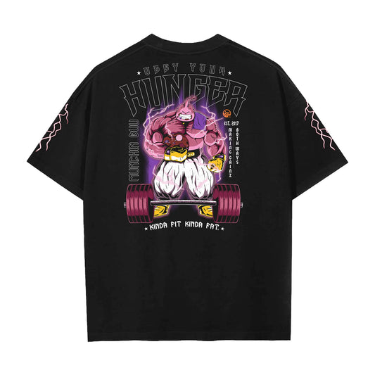 Kinda Fit Kinda Fat Munchin Buu Premium Oversized Tee
