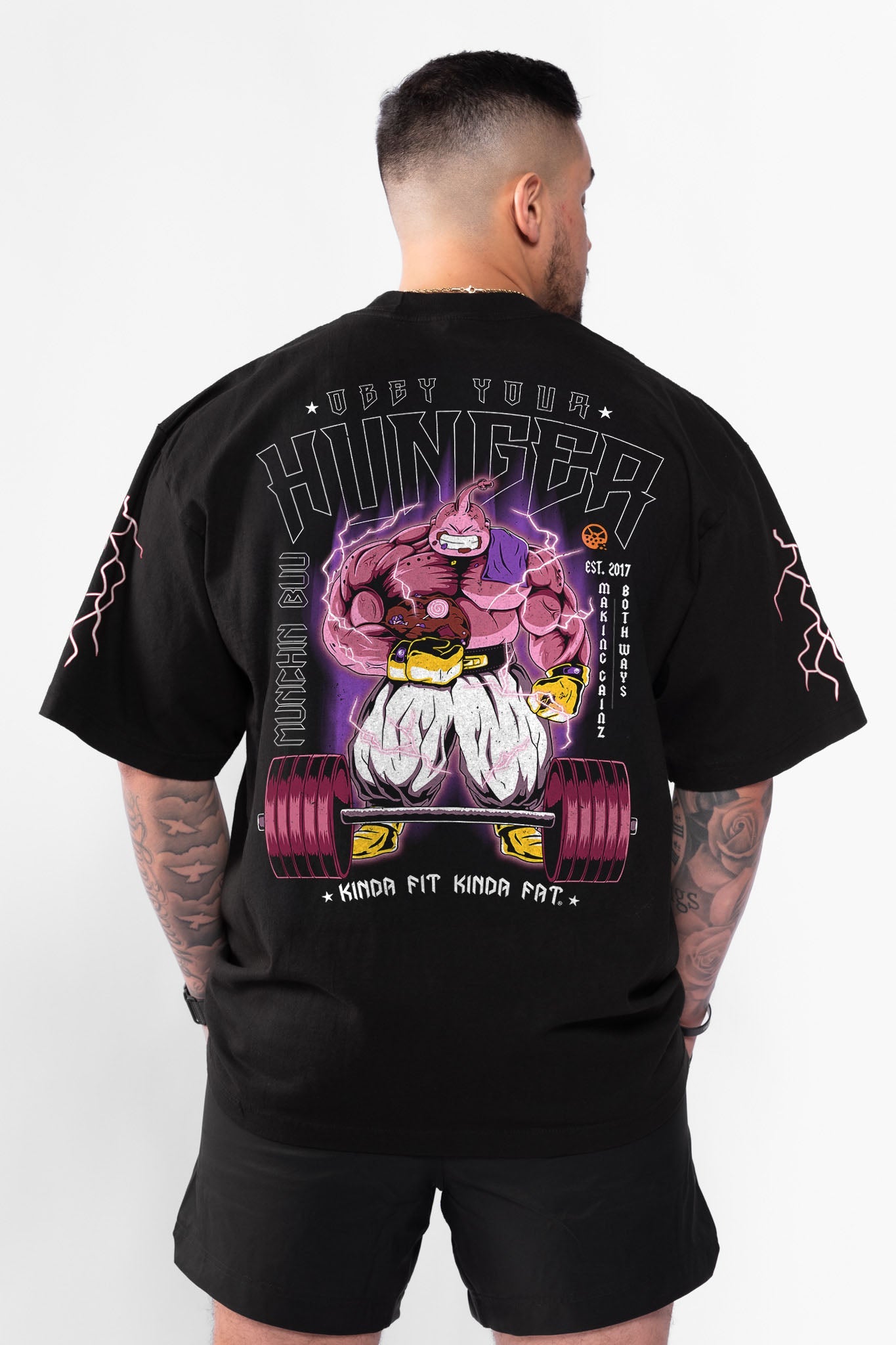 Kinda Fit Kinda Fat Munchin Buu Premium Oversized Tee