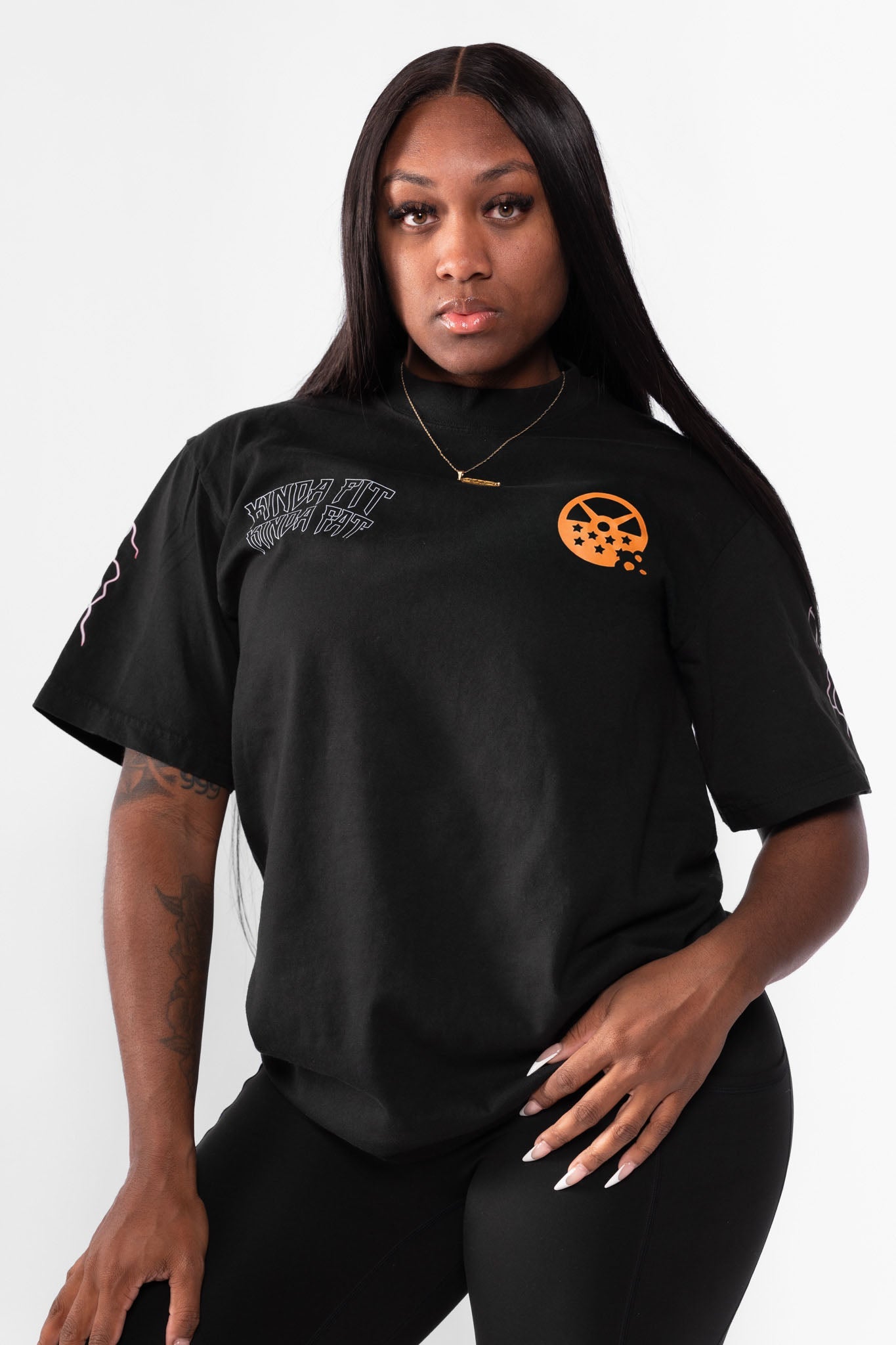 Kinda Fit Kinda Fat Munchin Buu Premium Oversized Tee