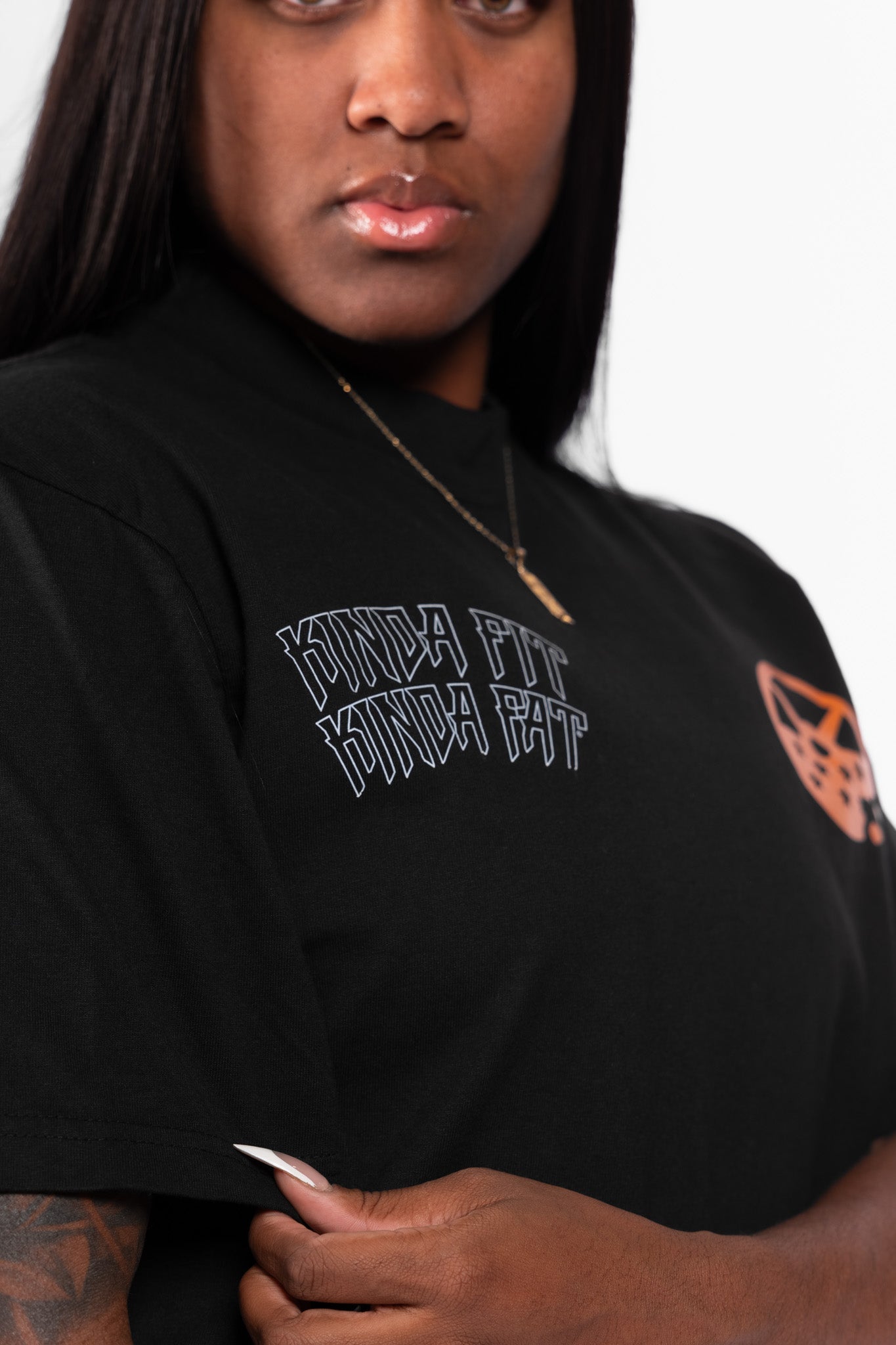 Kinda Fit Kinda Fat Munchin Buu Premium Oversized Tee