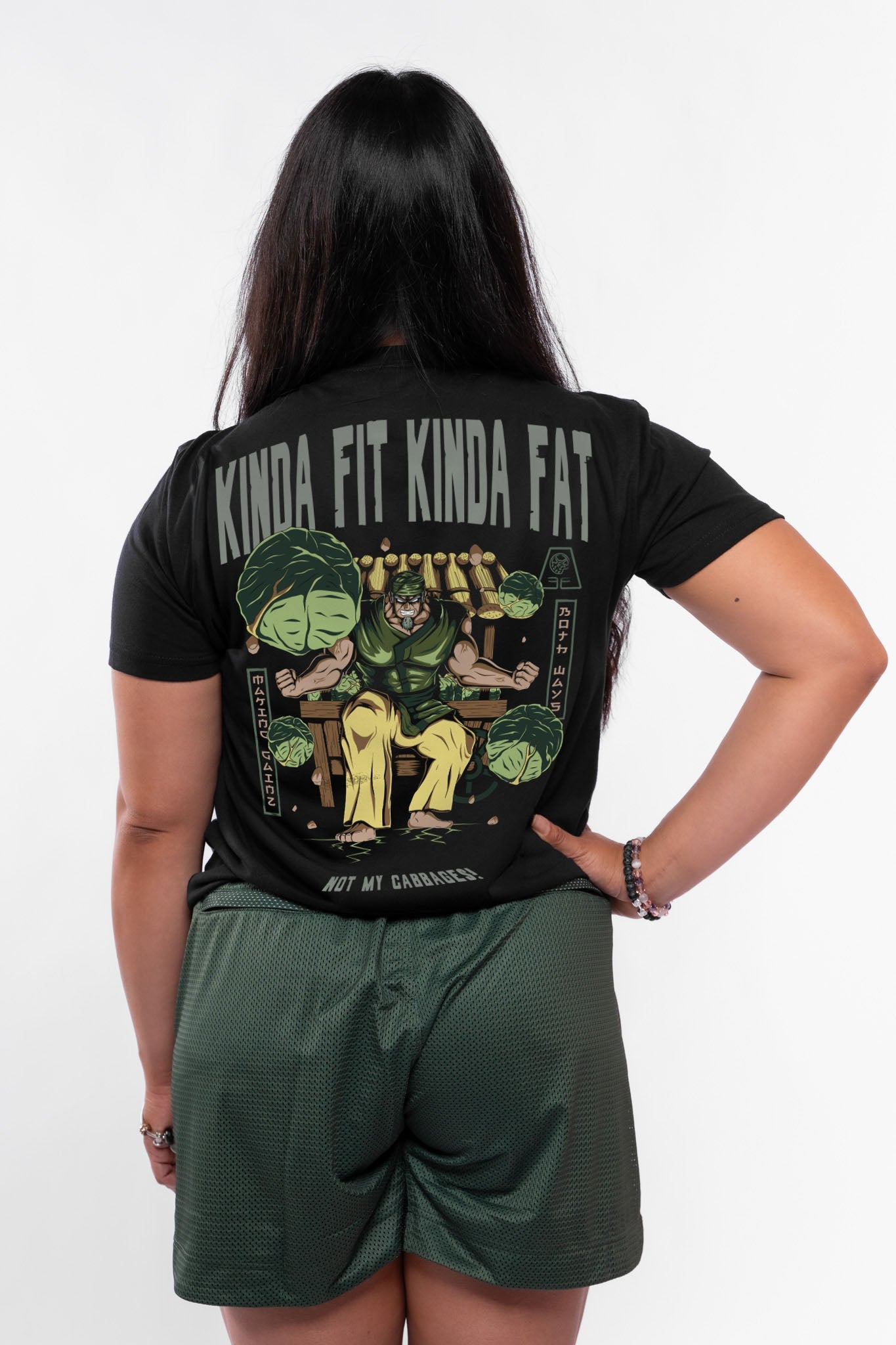 Kinda Fit Kinda Fat Not My Cabbages Tee