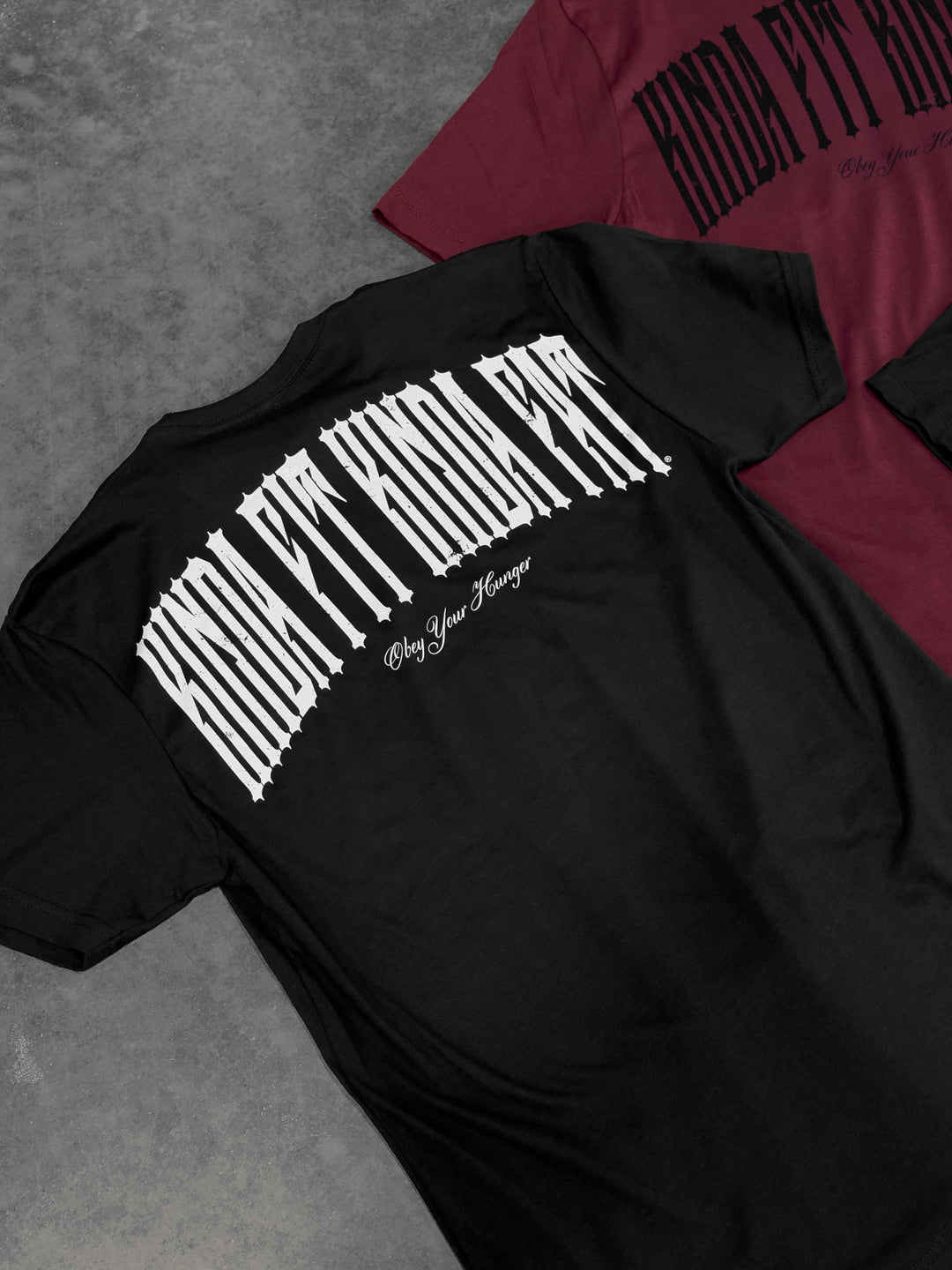Kinda Fit Kinda Fat Obey Your Hunger Tee (Black)