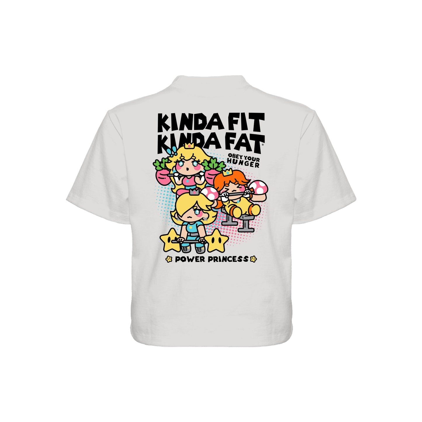 Kinda Fit Kinda Fat Power Princess Boxy Tee