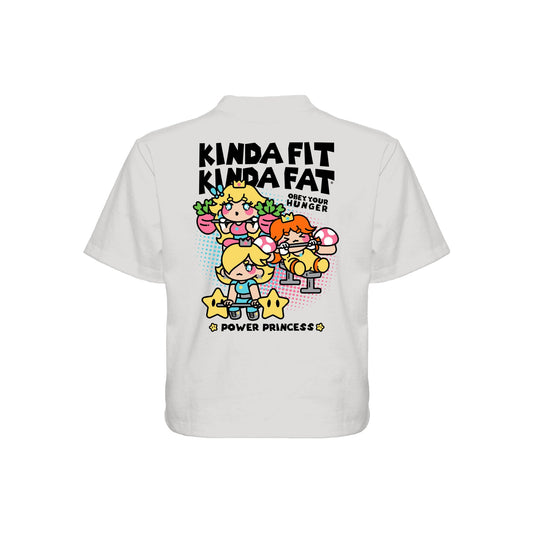 Kinda Fit Kinda Fat Power Princess Boxy Tee