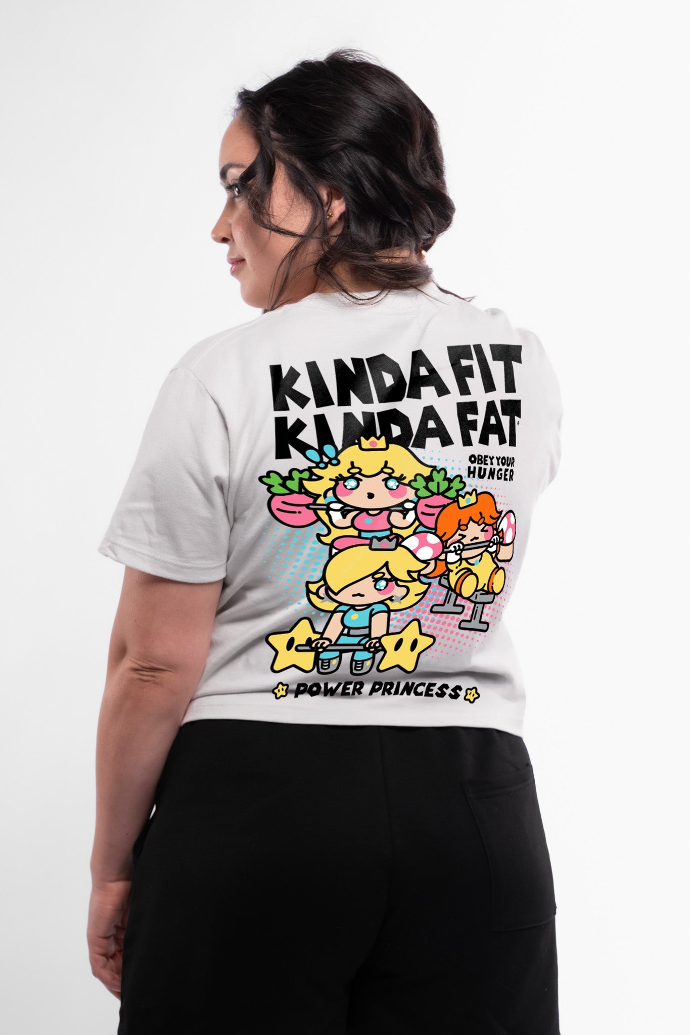 Kinda Fit Kinda Fat Power Princess Boxy Tee