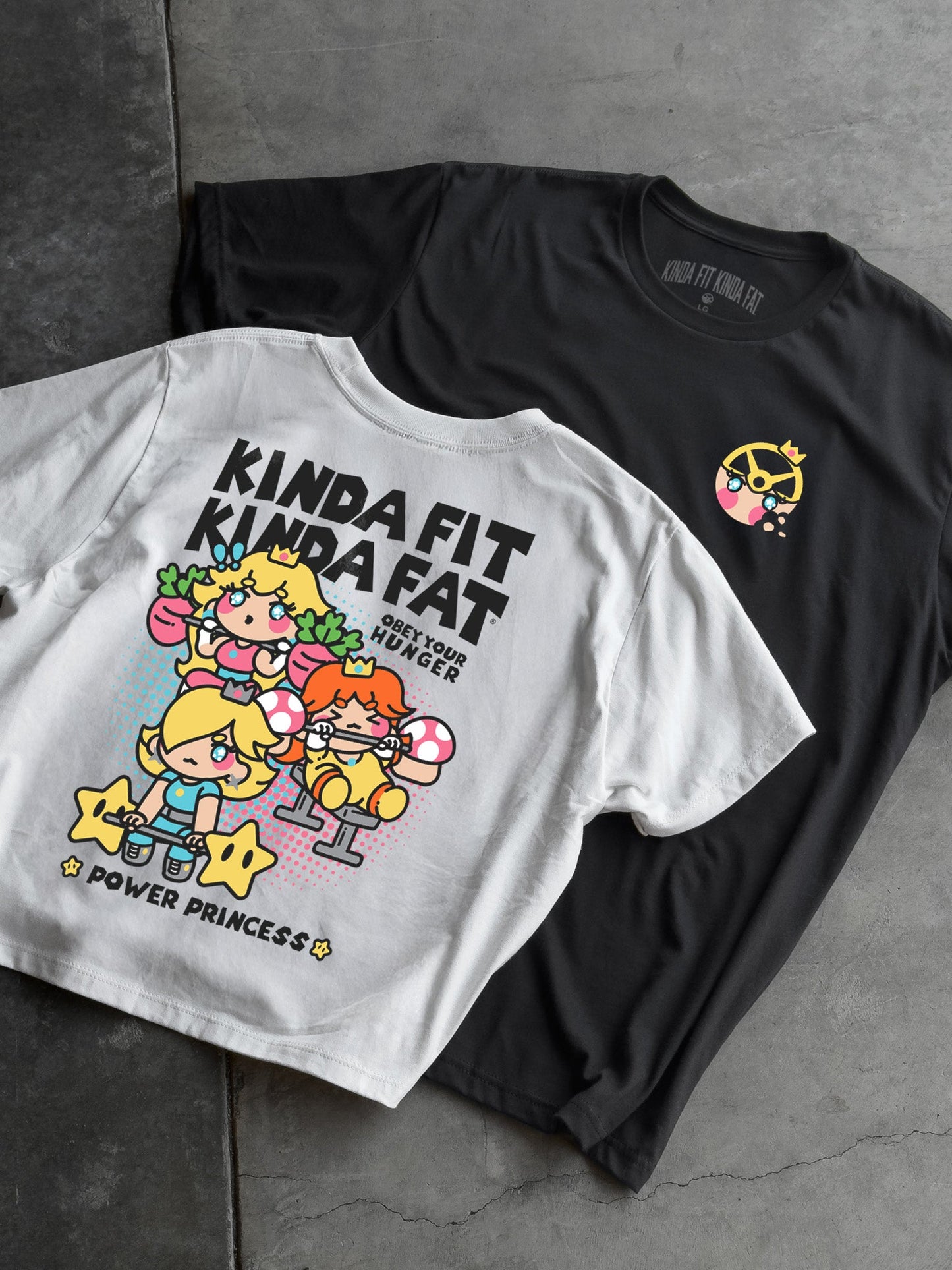 Kinda Fit Kinda Fat Power Princess Tee