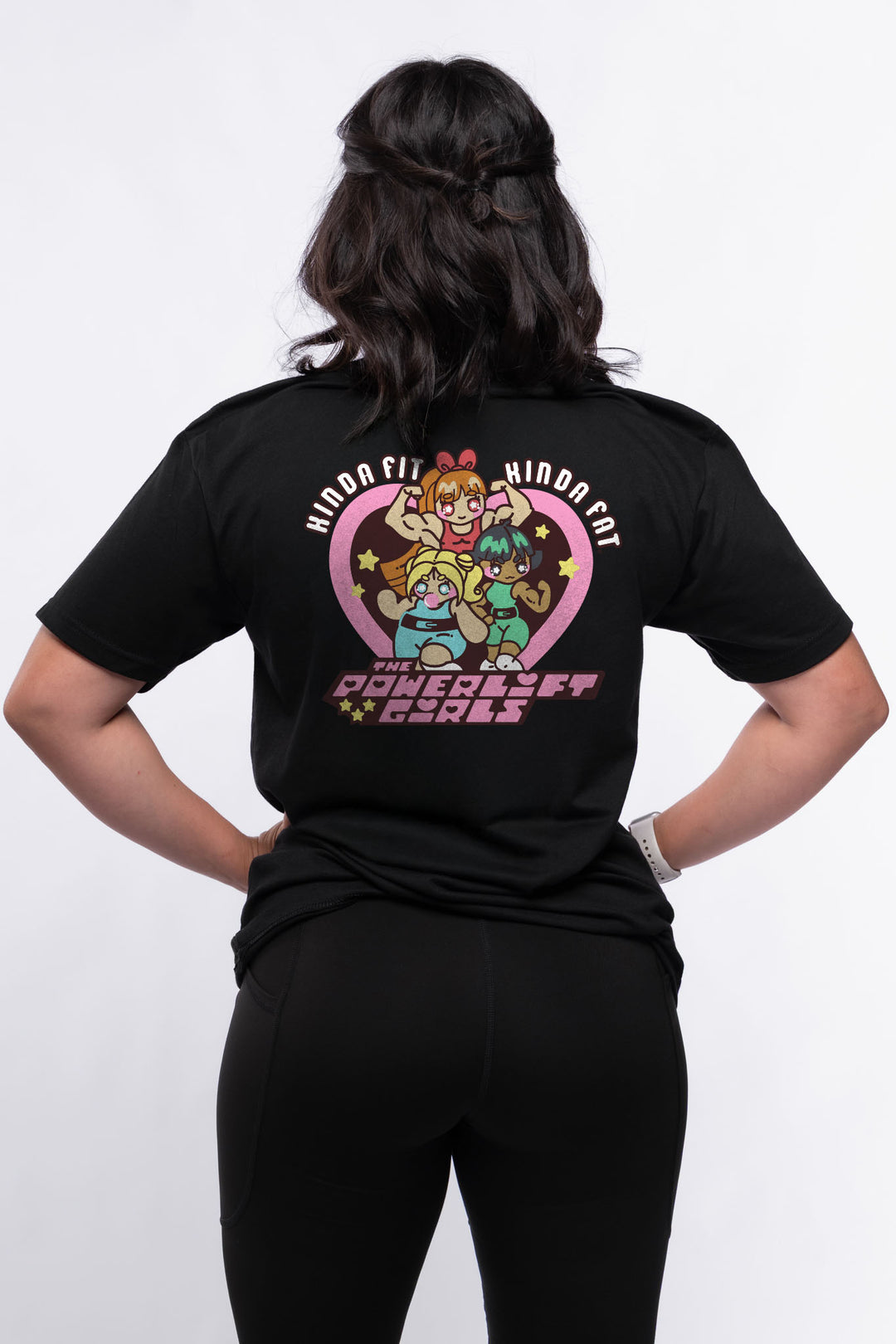 Kinda Fit Kinda Fat Powerlift Girls Tee