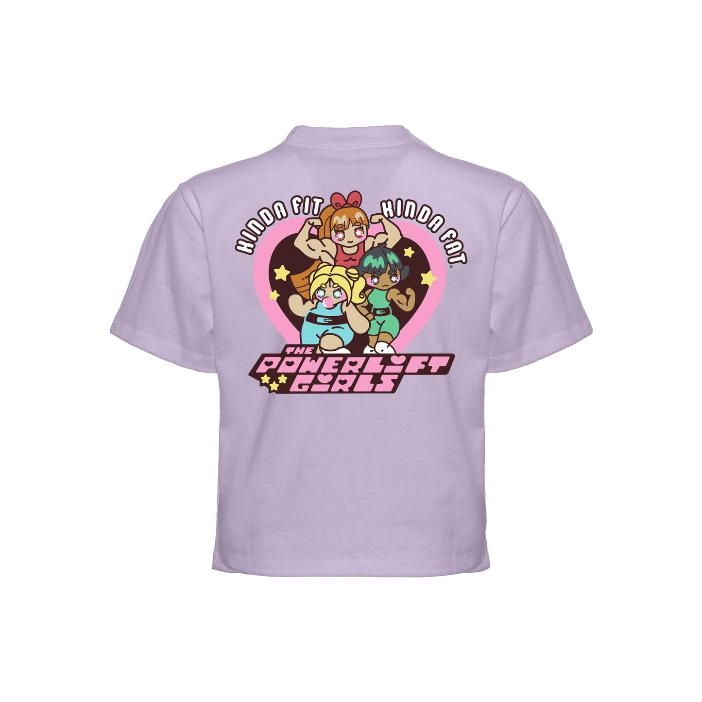 Kinda Fit Kinda Fat Powerlift Girls Boxy Tee