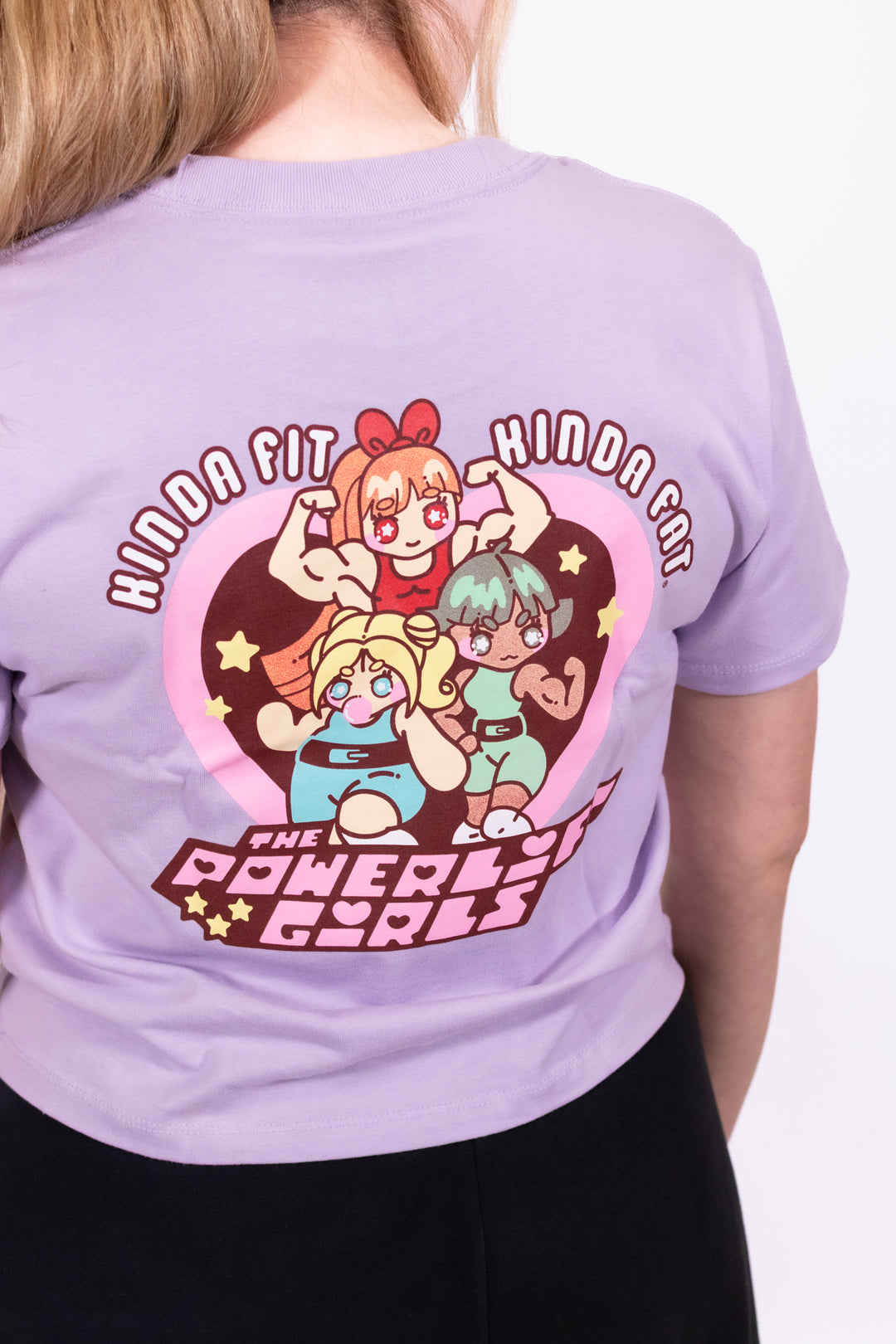 Kinda Fit Kinda Fat Powerlift Girls Boxy Tee