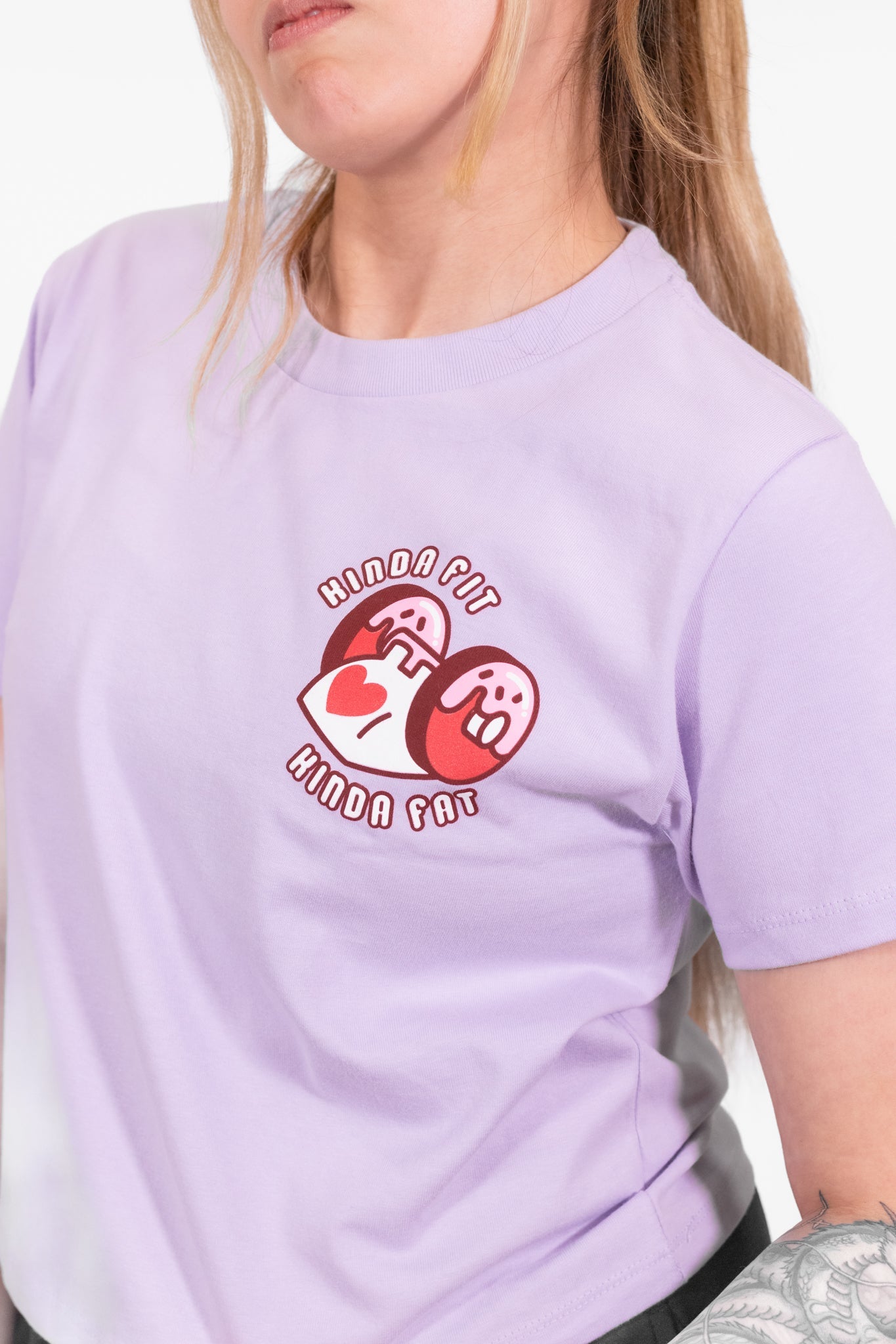 Kinda Fit Kinda Fat Powerlift Girls Boxy Tee