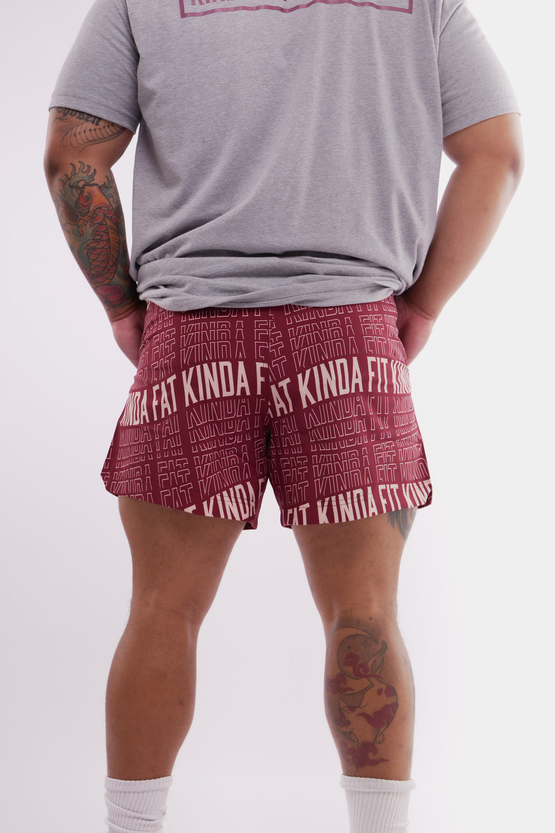 Kinda Fit Kinda Fat Premium Bacon 5.5" Training Shorts