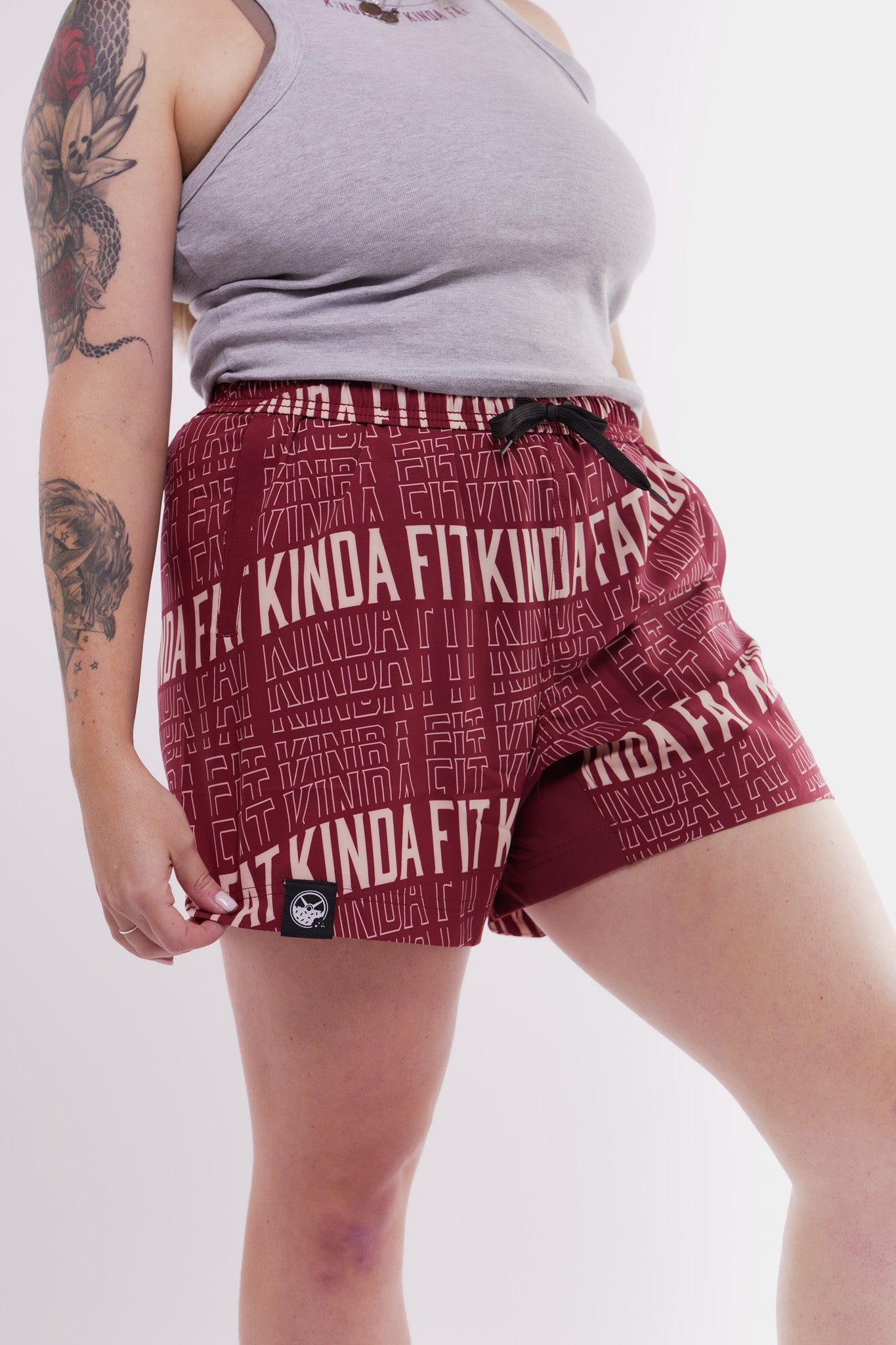 Kinda Fit Kinda Fat Premium Bacon 5.5" Training Shorts