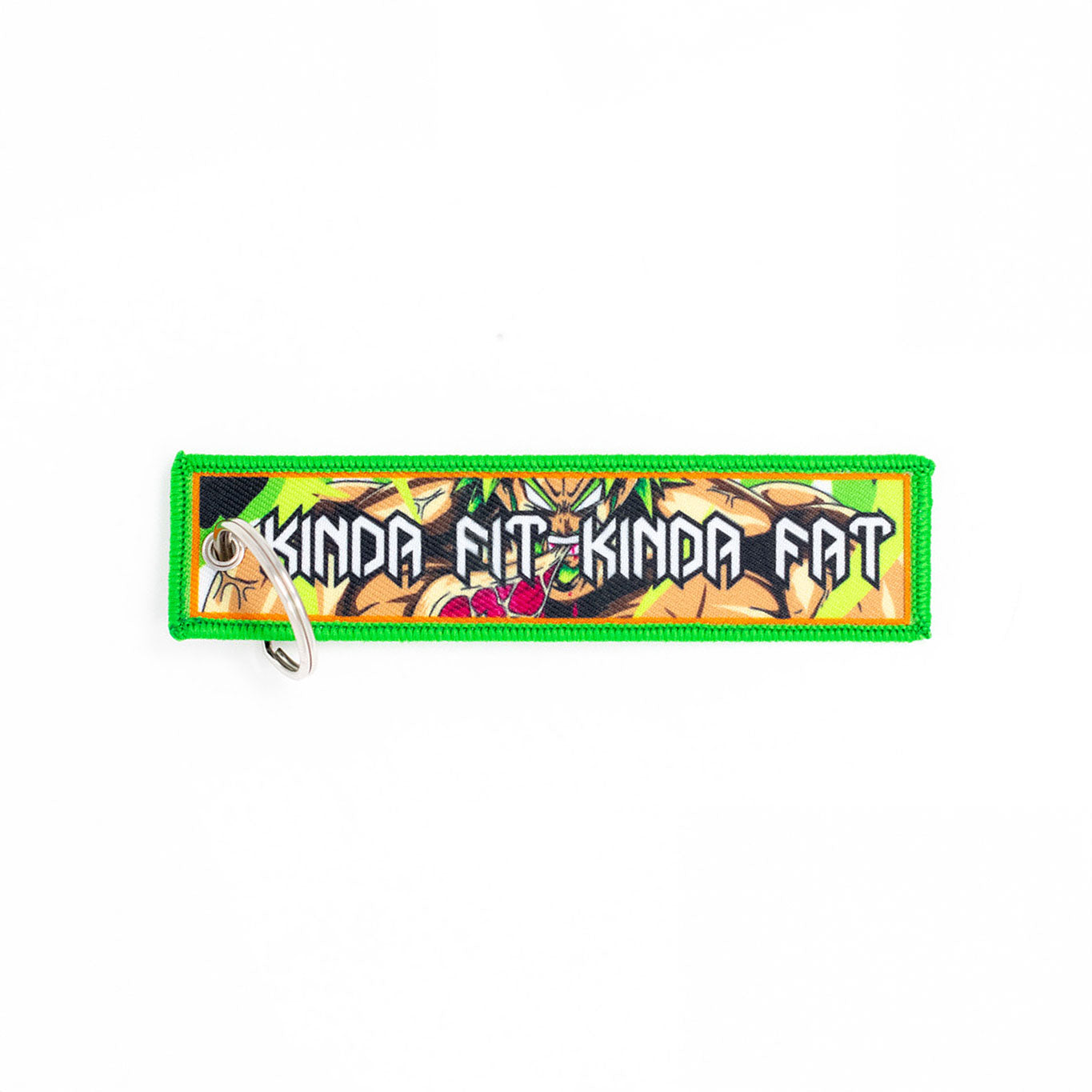 Kinda Fit Kinda Fat Raw Power Jet Tag Keychain