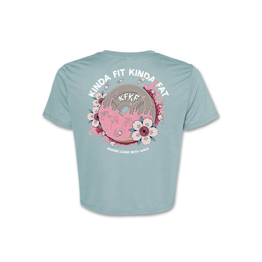 Kinda Fit Kinda Fat Sakura Gainz Cropped Tee