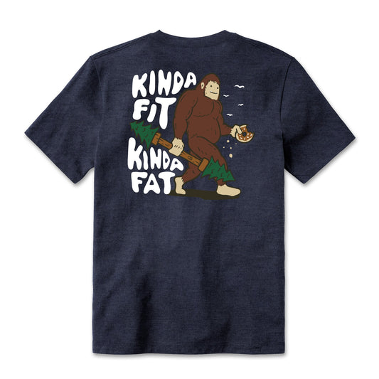 Kinda Fit Kinda Fat Sasquats Tee (Blue)