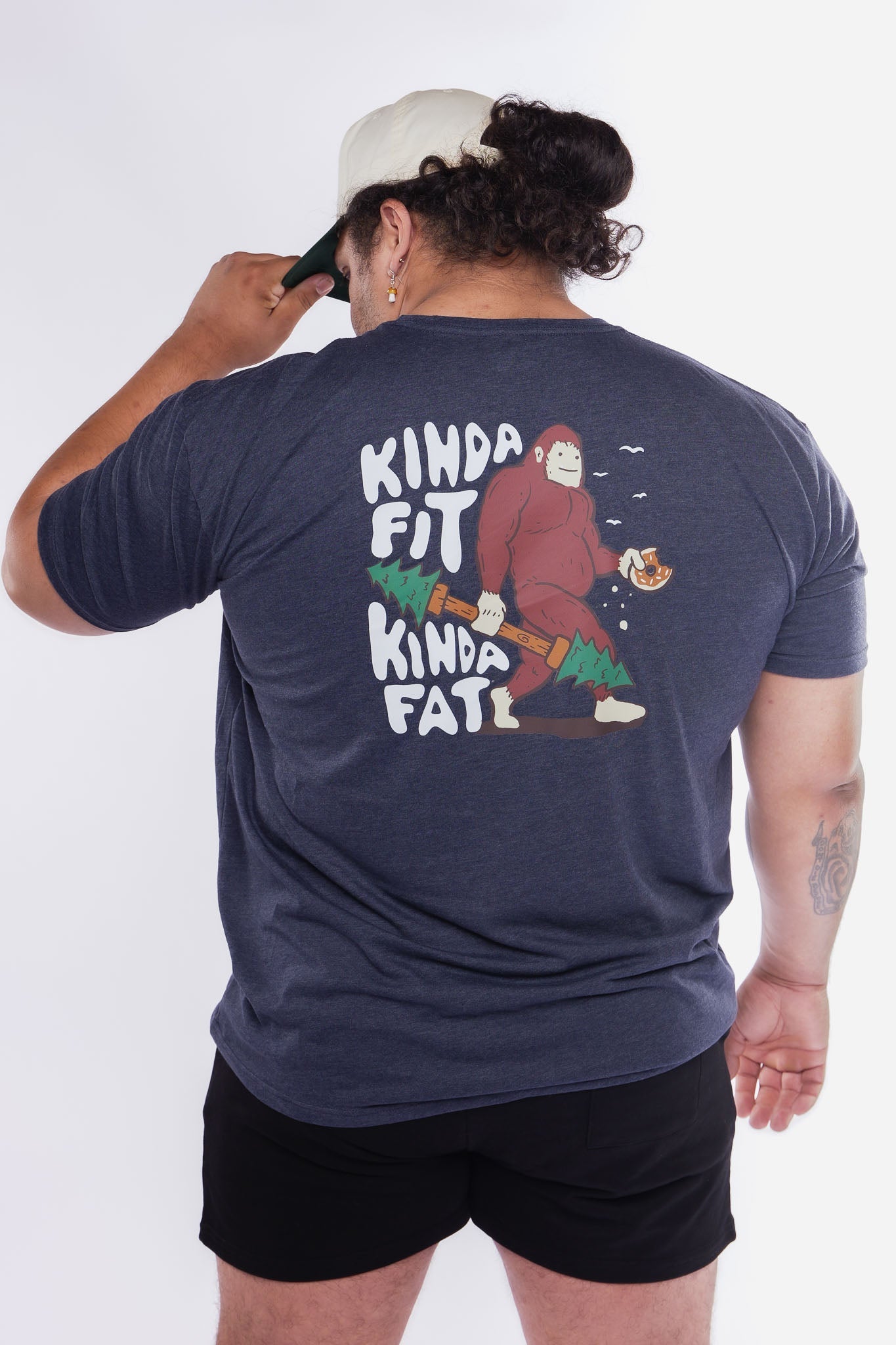 Kinda Fit Kinda Fat Sasquats Tee (Blue)