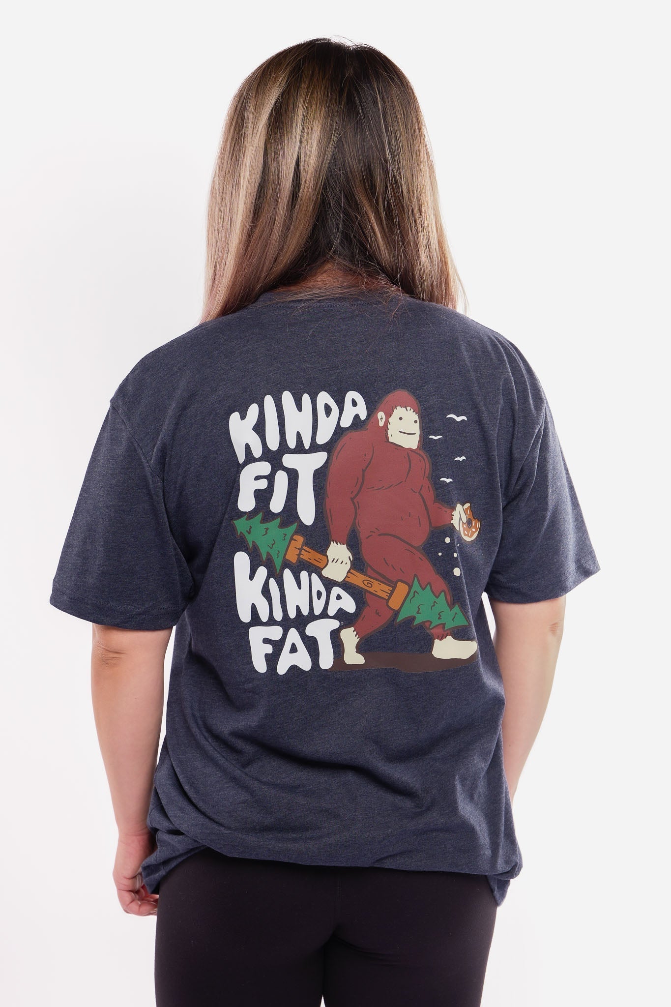 Kinda Fit Kinda Fat Sasquats Tee (Blue)