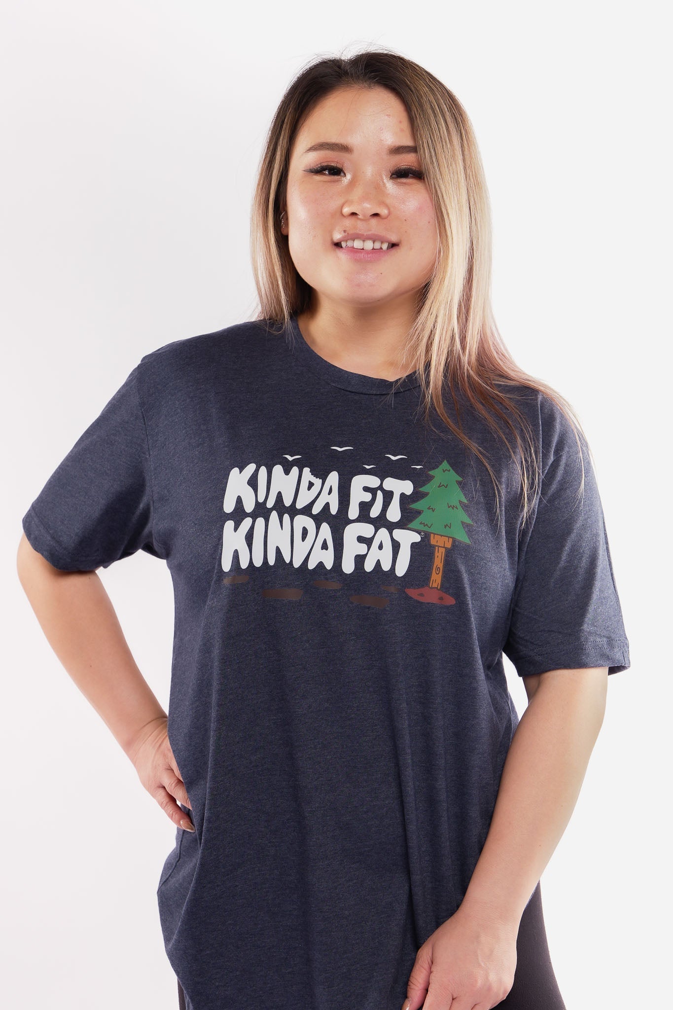 Kinda Fit Kinda Fat Sasquats Tee (Blue)