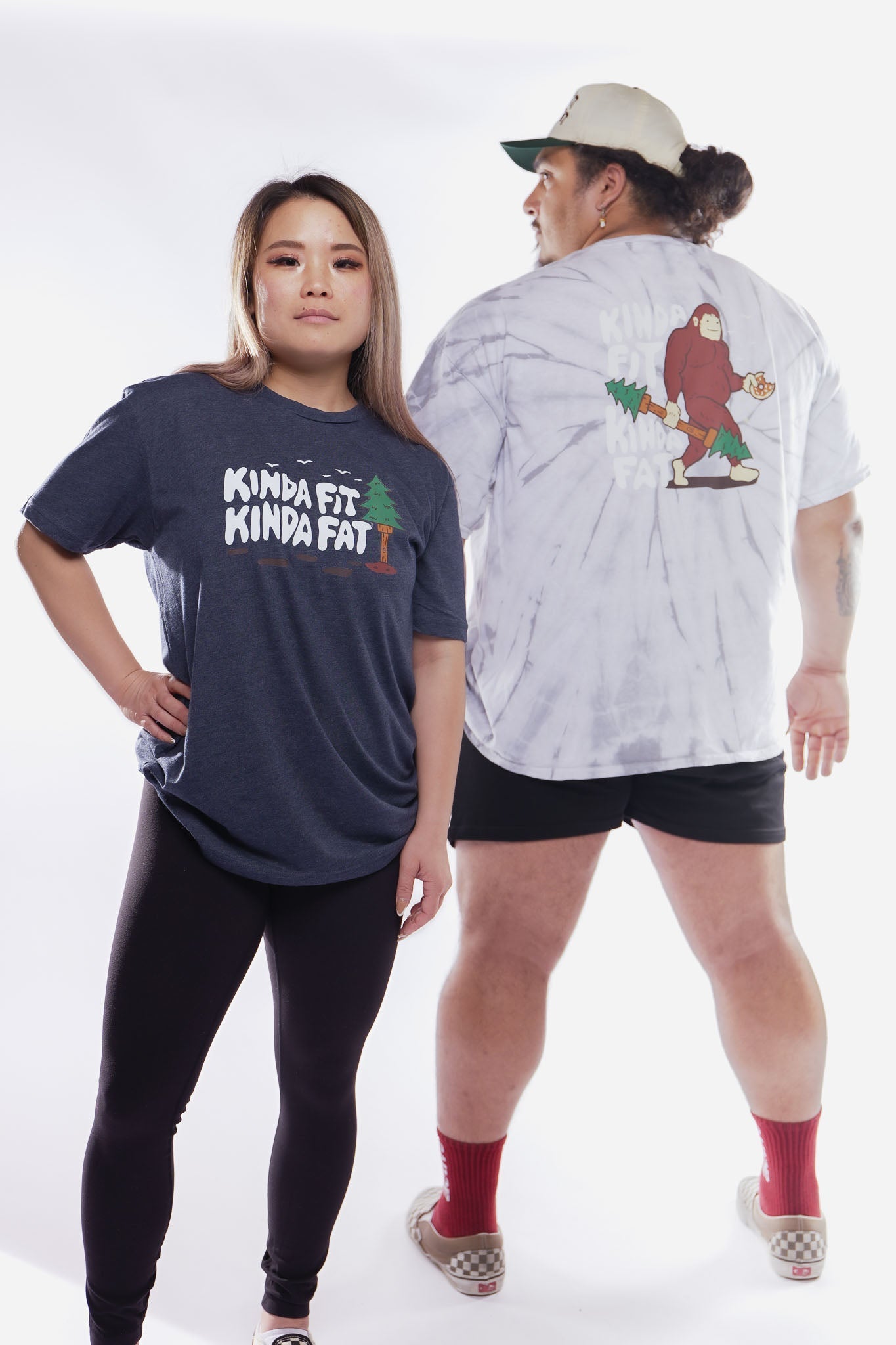 Kinda Fit Kinda Fat Sasquats Tee (Blue)