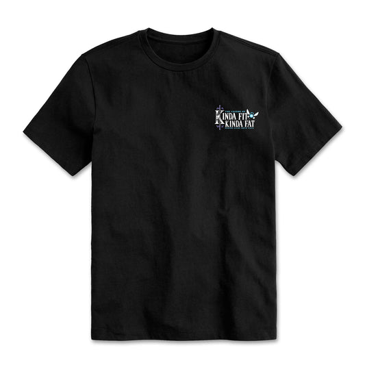 Kinda Fit Kinda Fat Sausage Link Tee (Black)