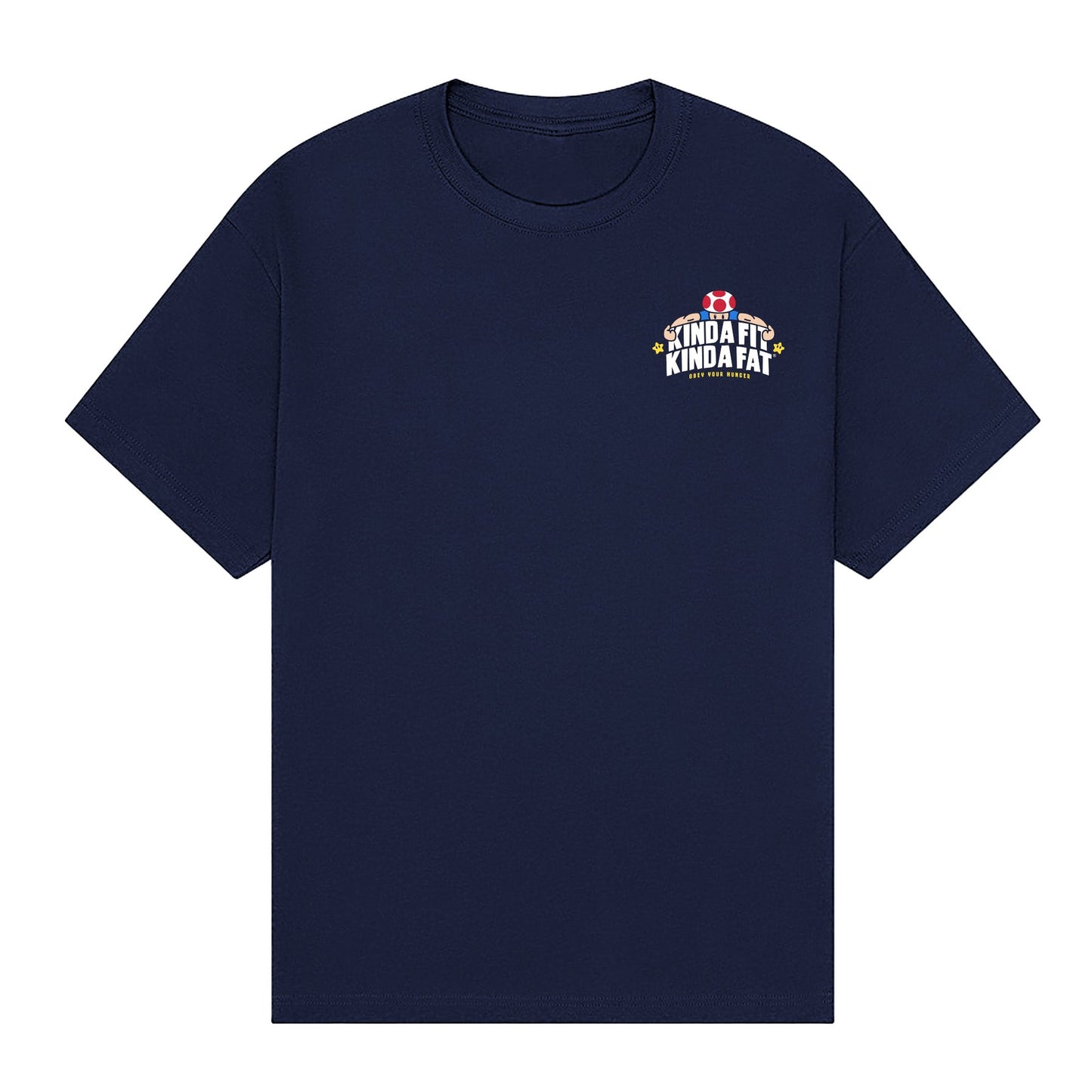 Kinda Fit Kinda Fat Shroom Strength Premium Oversized Tee