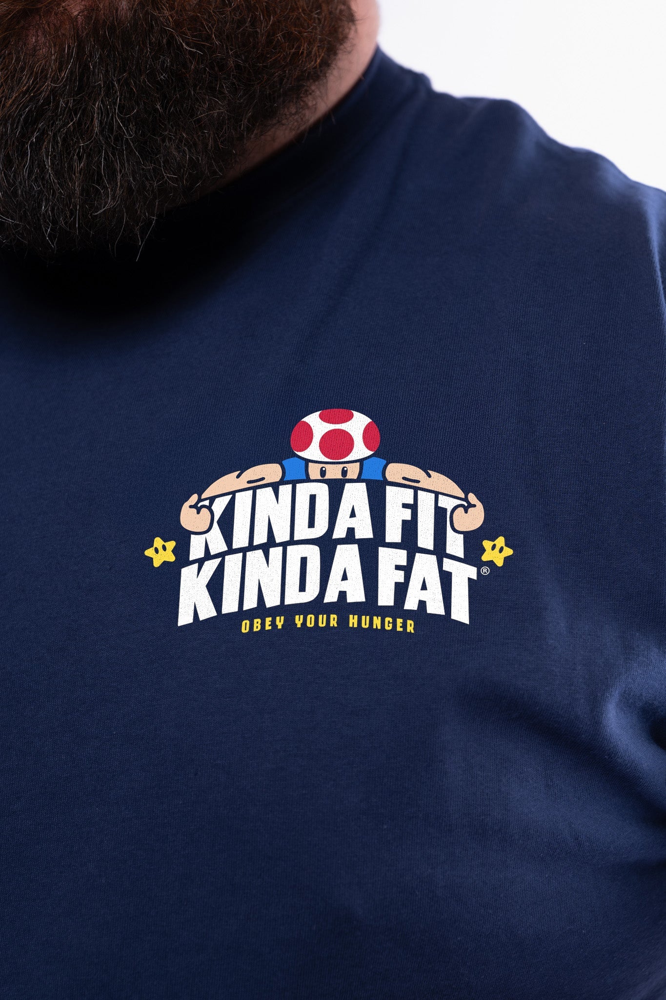 Kinda Fit Kinda Fat Shroom Strength Premium Oversized Tee