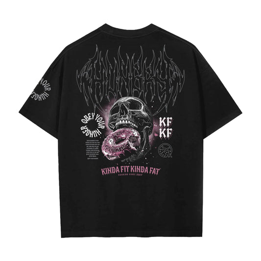 Kinda Fit Kinda Fat Skull Crusher Premium Oversized Tee