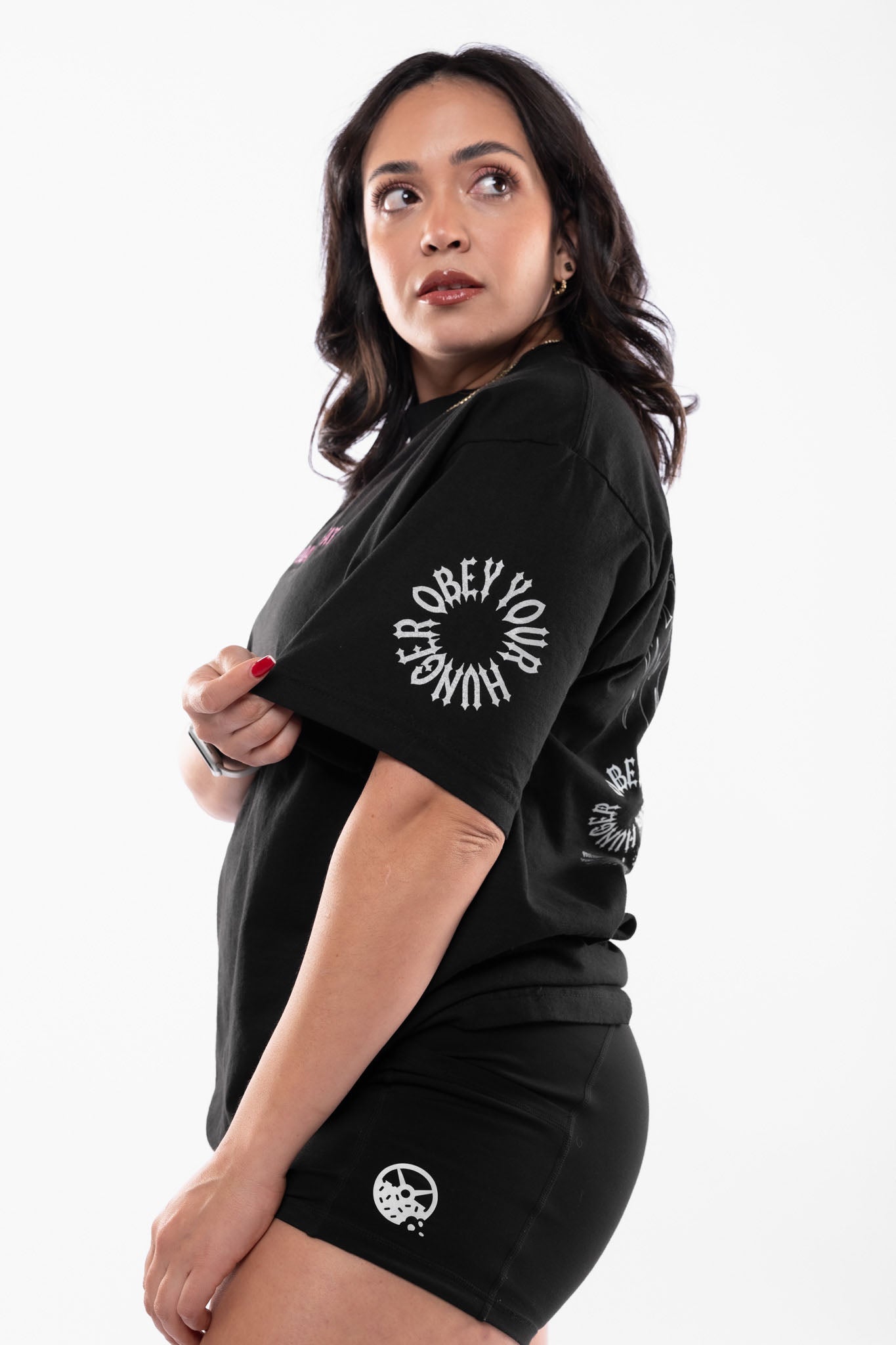 Kinda Fit Kinda Fat Skull Crusher Premium Oversized Tee
