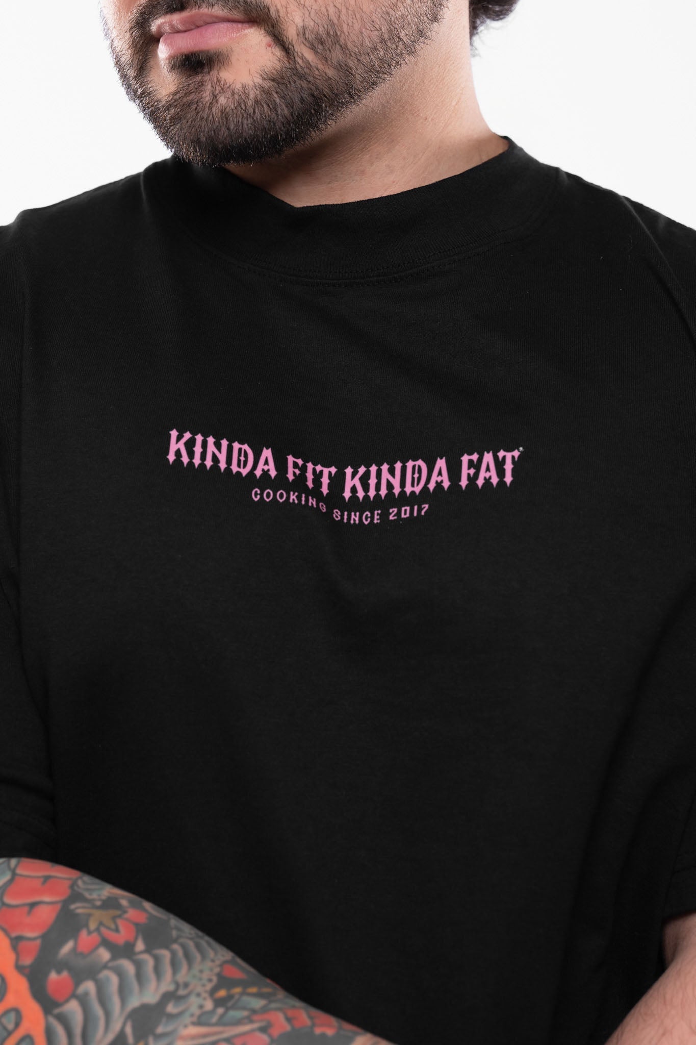 Kinda Fit Kinda Fat Skull Crusher Premium Oversized Tee