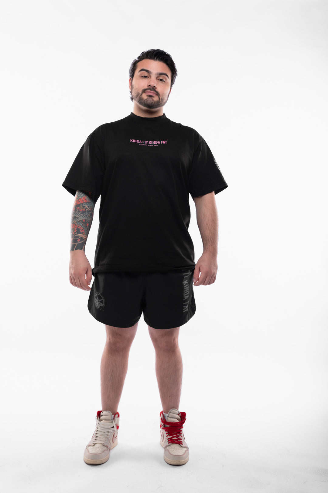Kinda Fit Kinda Fat Skull Crusher Premium Oversized Tee