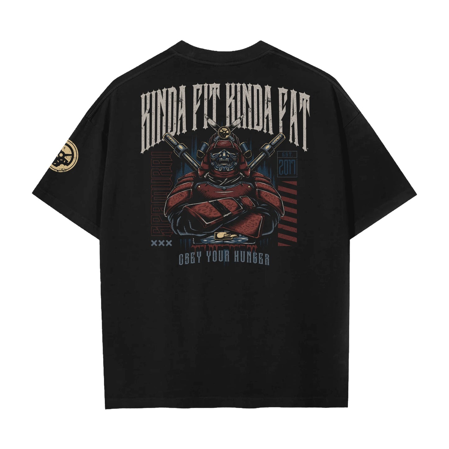 Kinda Fit Kinda Fat Spamurai Premium Oversized Tee