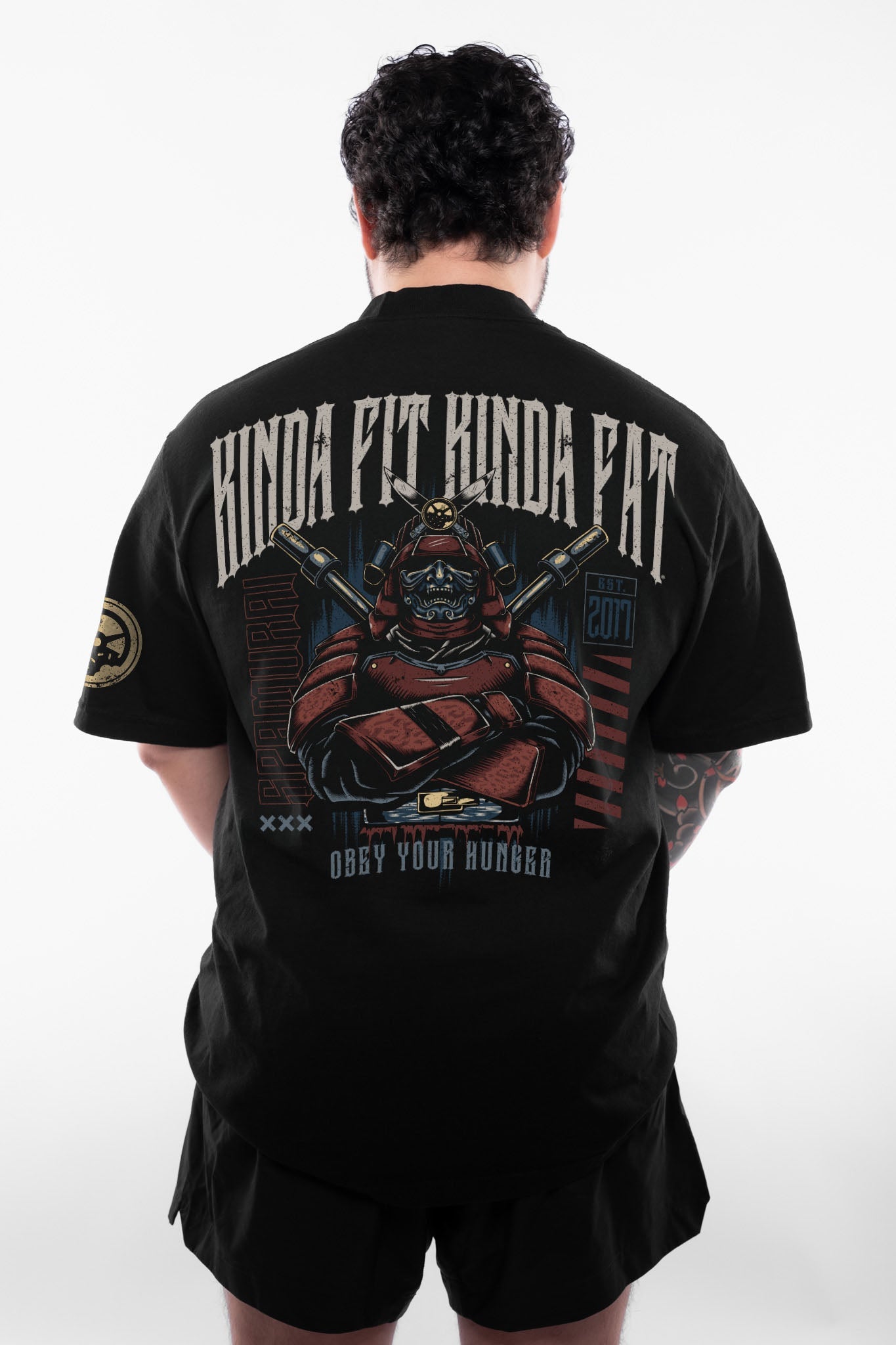 Kinda Fit Kinda Fat Spamurai Premium Oversized Tee