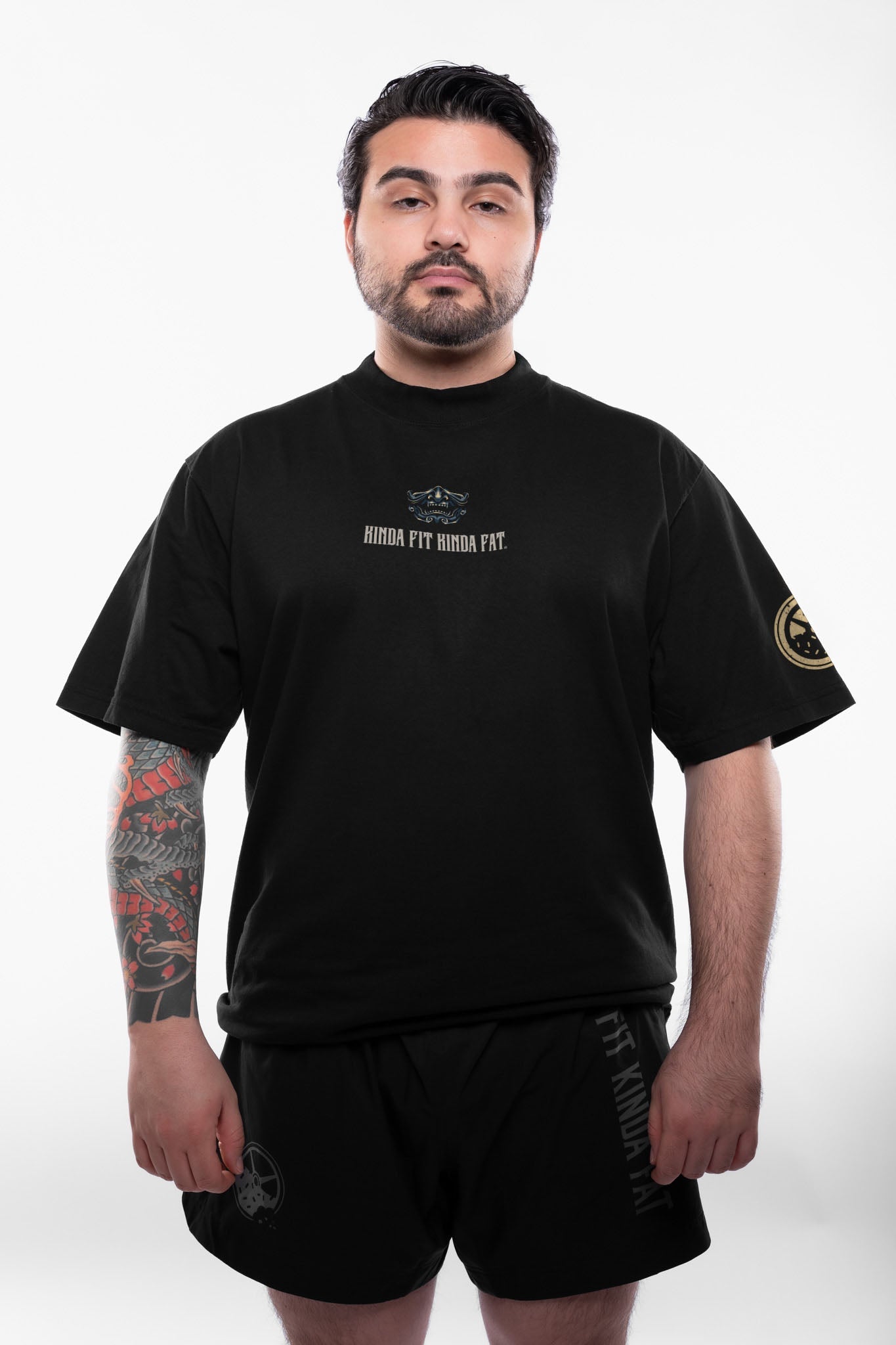 Kinda Fit Kinda Fat Spamurai Premium Oversized Tee