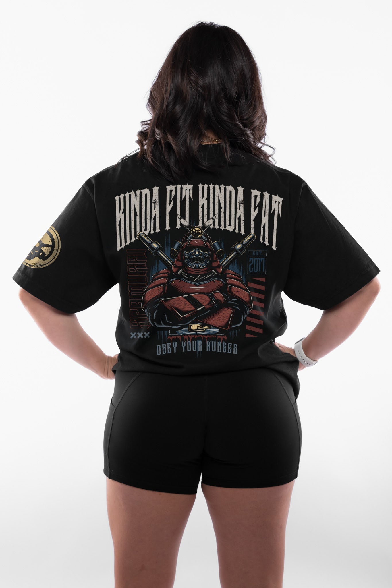 Kinda Fit Kinda Fat Spamurai Premium Oversized Tee