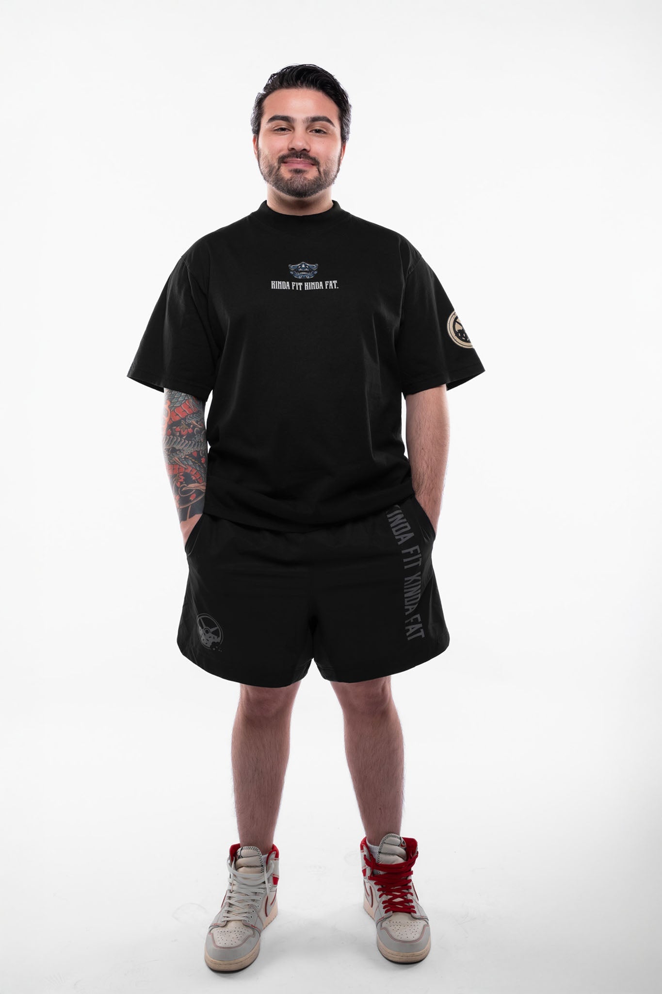 Kinda Fit Kinda Fat Spamurai Premium Oversized Tee